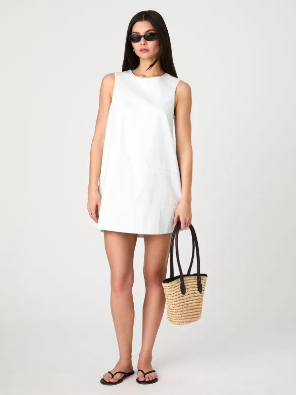 Pinstripe Sleeveless Shift Dress sold by French Connection