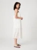 Cotton Square Neck Midi Dress sold by French Connection