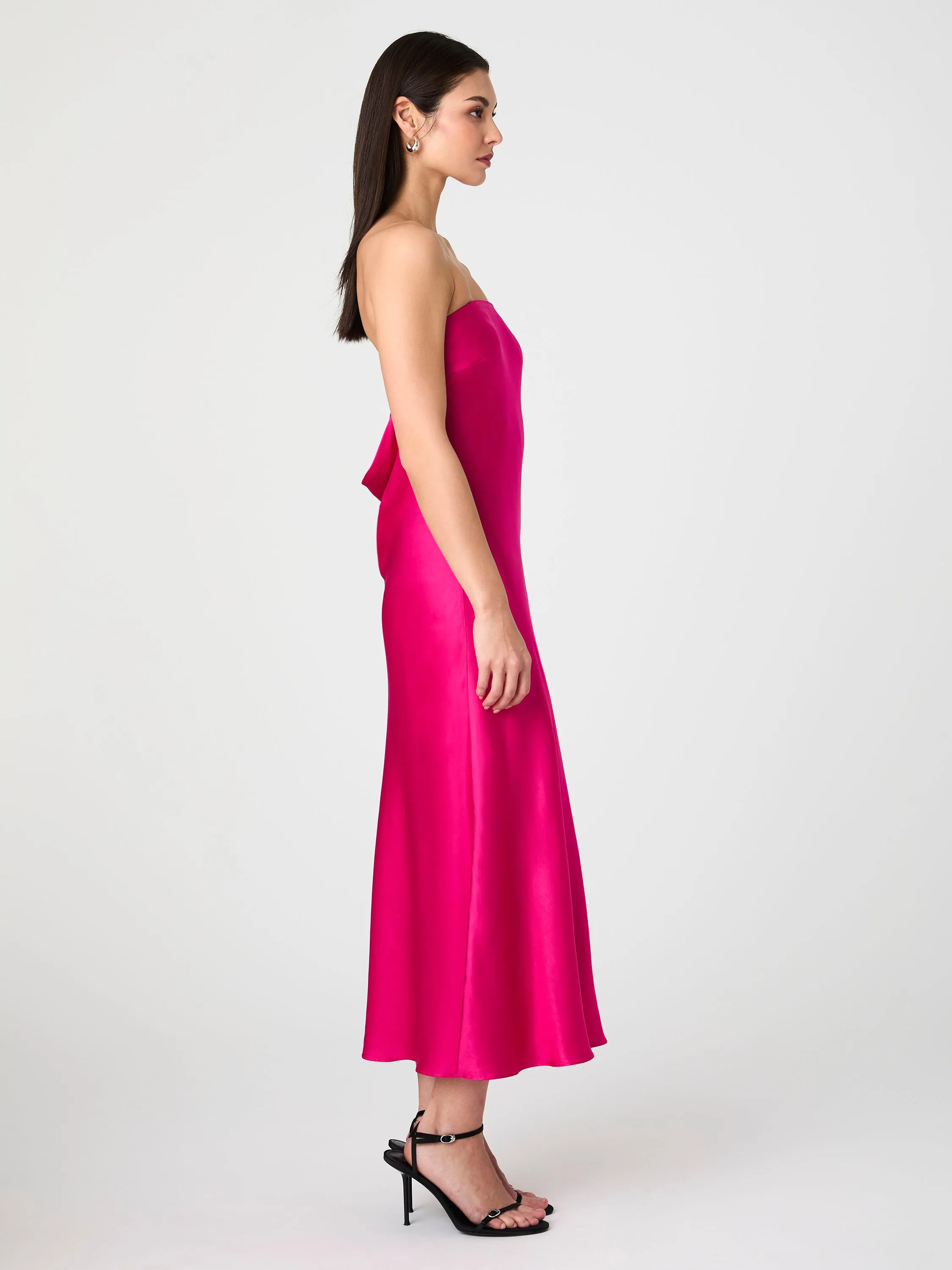 Strapless Cowl Back Midi Dress sold by French Connection product image thumbnail 4