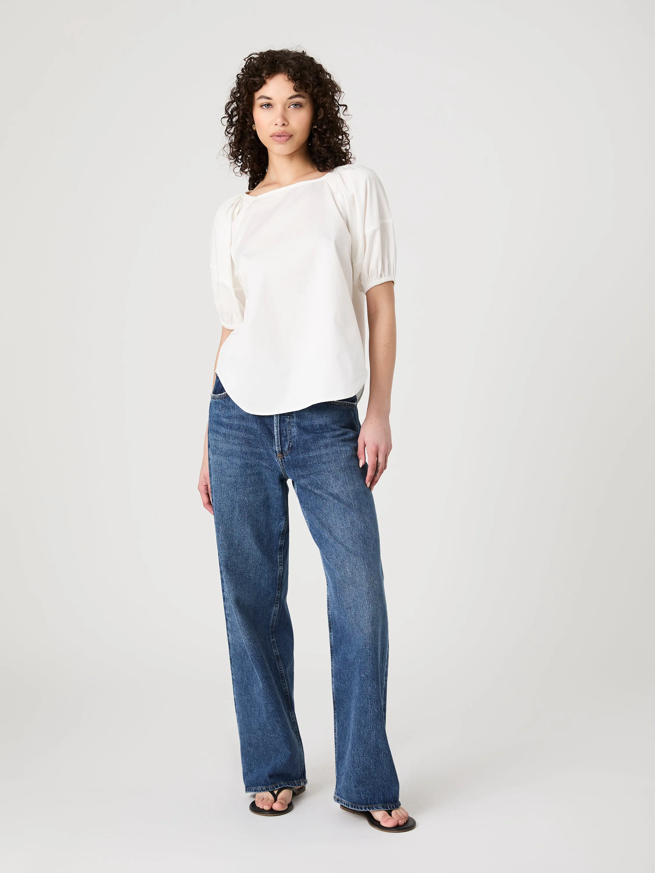 Alexis Raglan Puff Sleeve Top sold by French Connection product image thumbnail 3