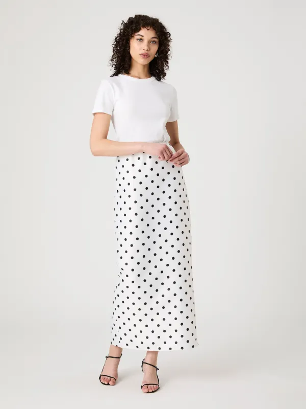 Polka Dot Maxi Skirt sold by French Connection