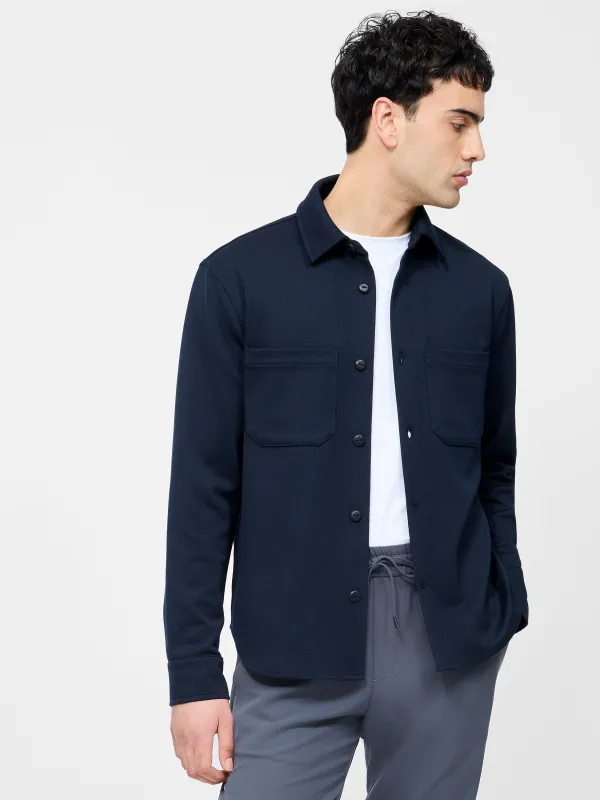 Long Sleeve Stretch Overshirt sold by French Connection
