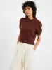 Vhari Ribbed Short Sleeve Sweater sold by French Connection