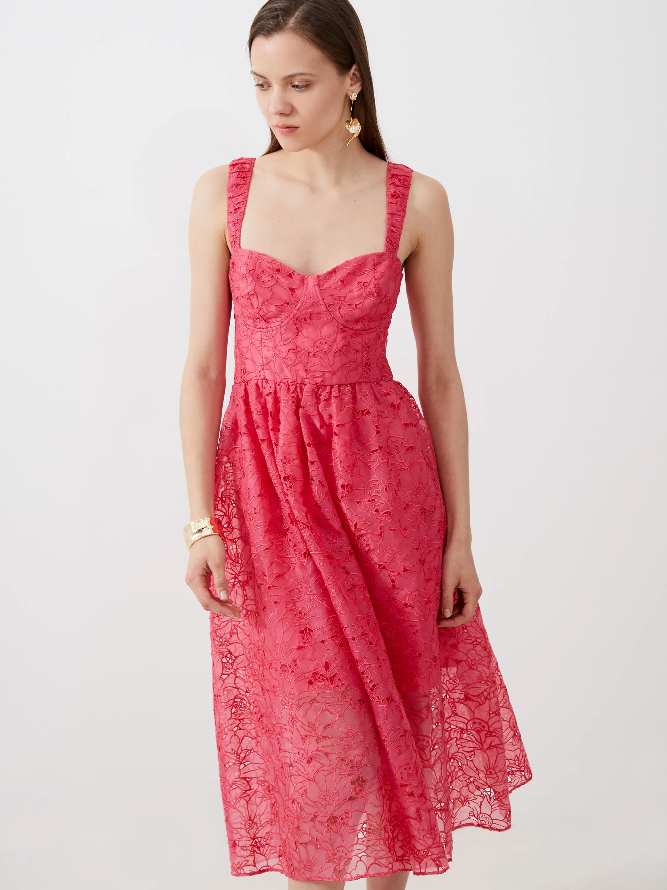 Embroidered Evelyn Lace Strappy Dress sold by French Connection product image thumbnail 2
