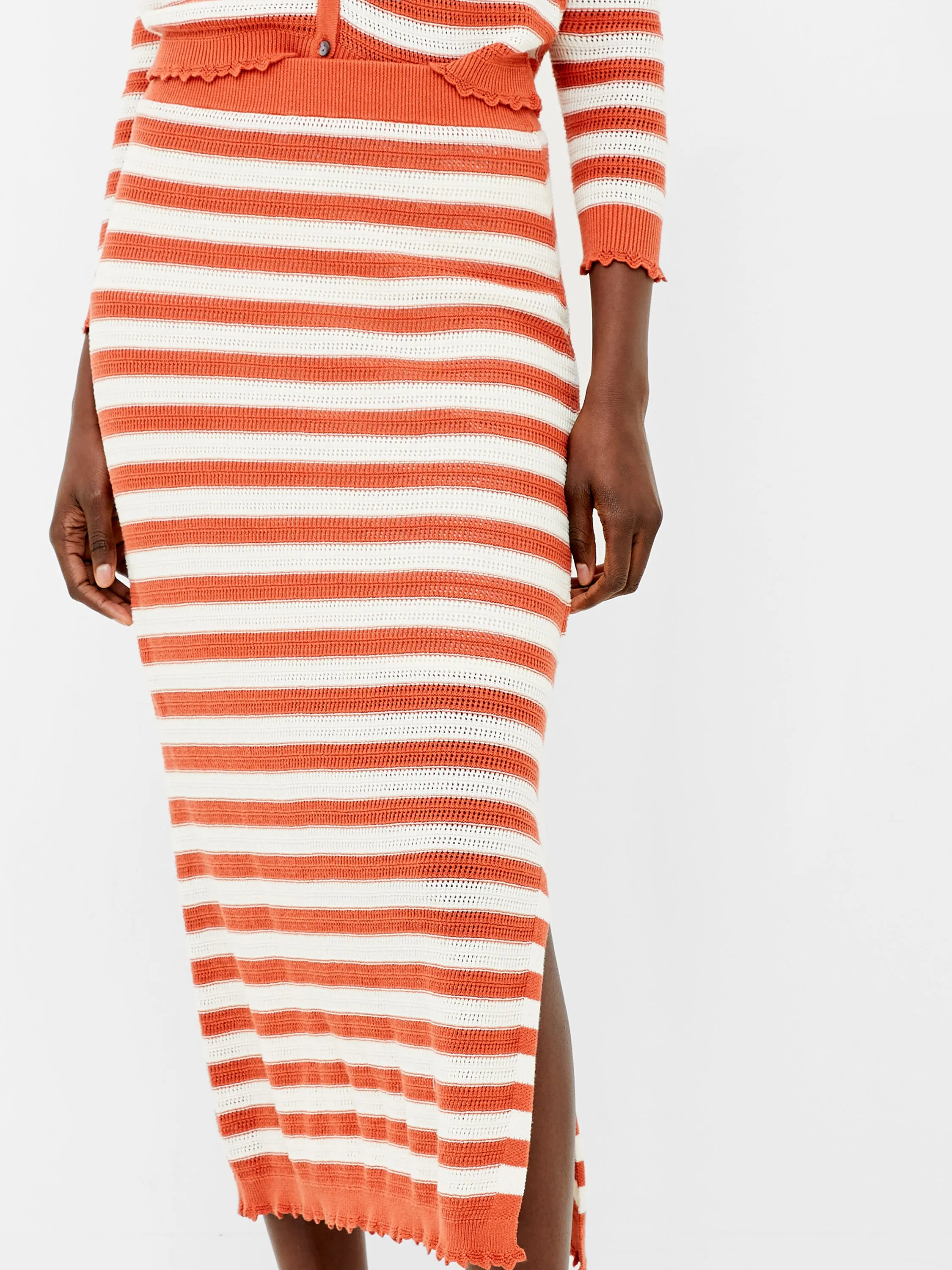 Nesta Stripe Midi Skirt sold by French Connection product image thumbnail 4