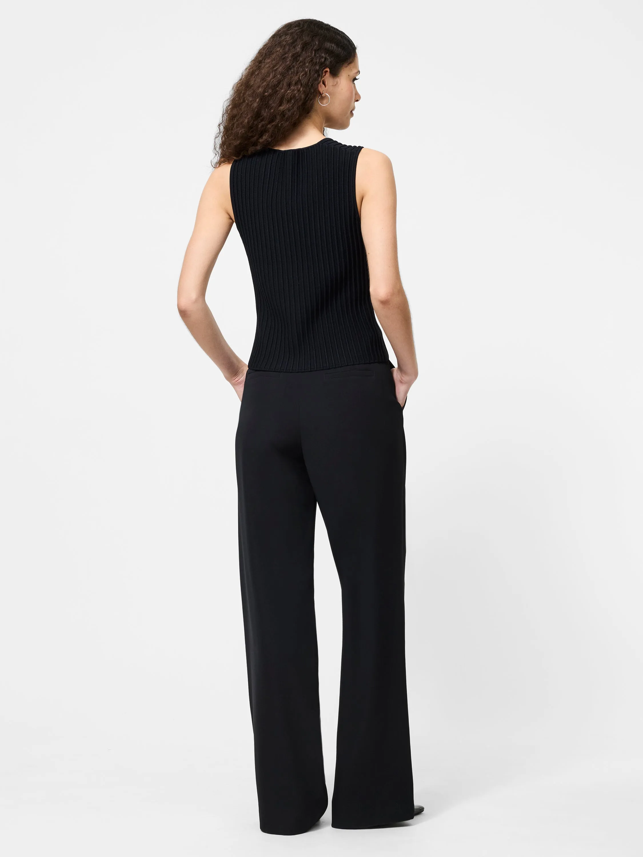 Ottoman Textured Square Neck Top sold by French Connection product image thumbnail 4