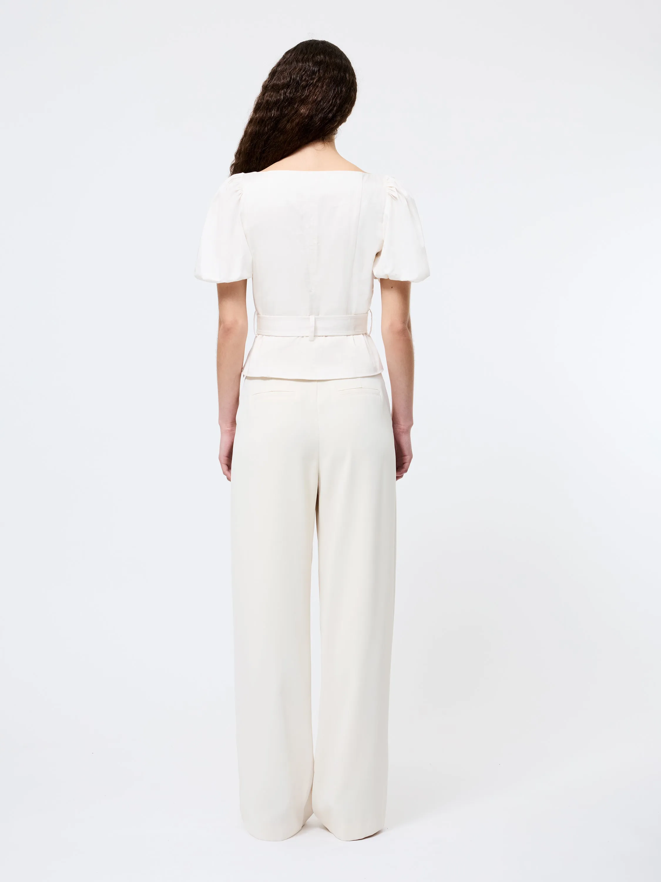 Sateen Puff Sleeve Top sold by French Connection product image thumbnail 4
