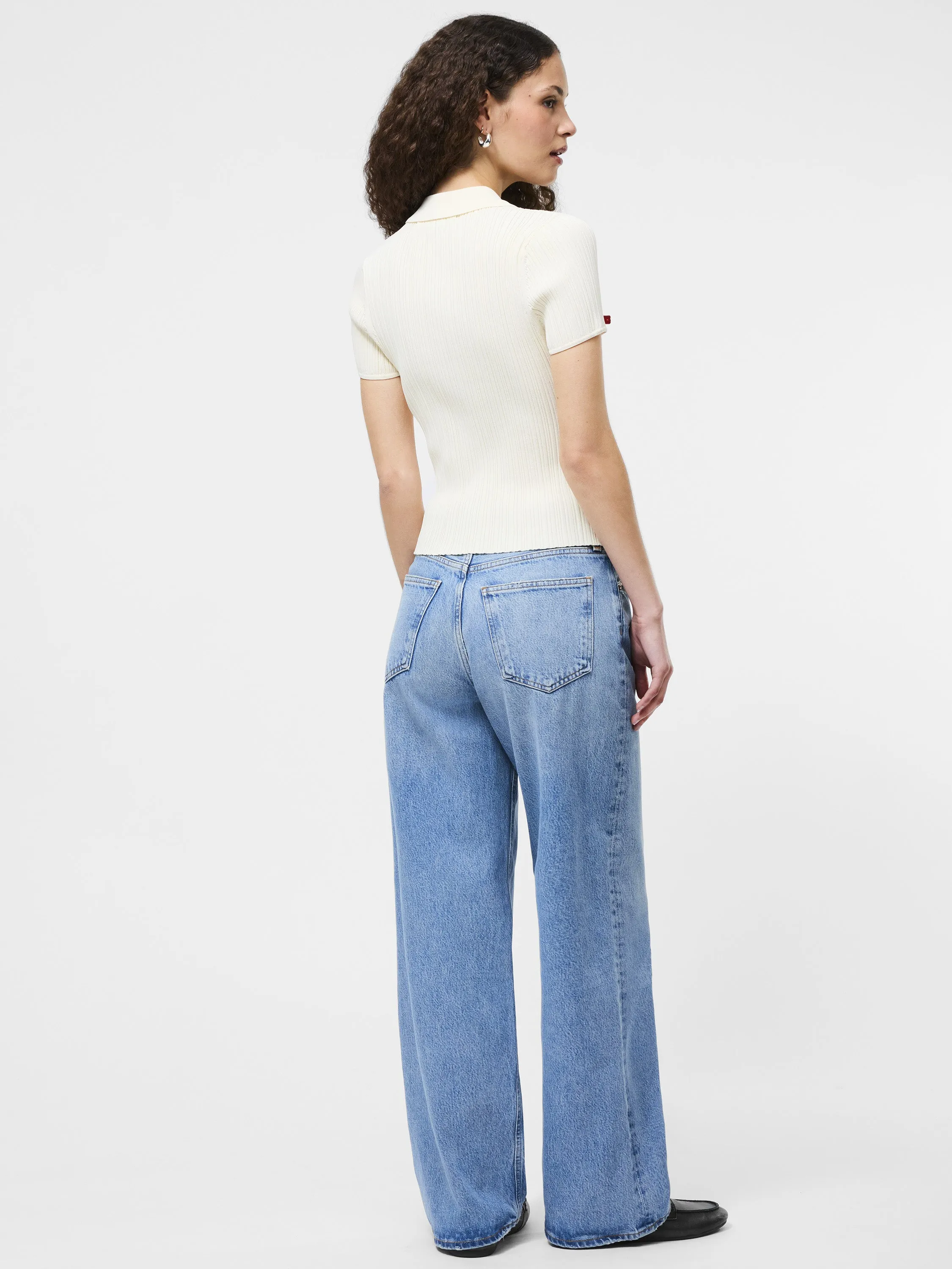 Crinkle Knit Slim Polo sold by French Connection product image thumbnail 5