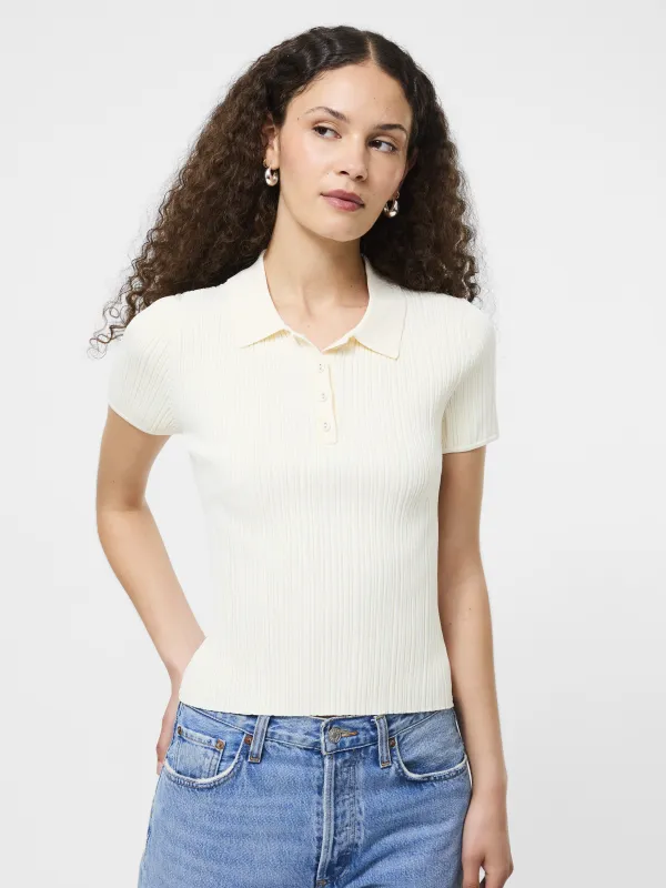 Crinkle Knit Slim Polo sold by French Connection