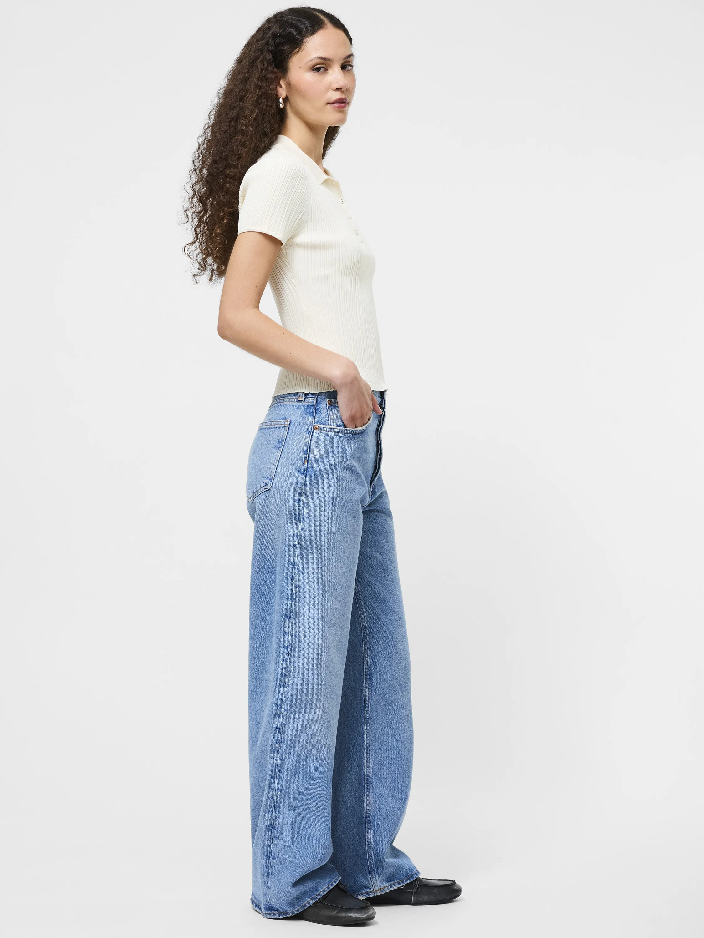 Crinkle Knit Slim Polo sold by French Connection product image thumbnail 4