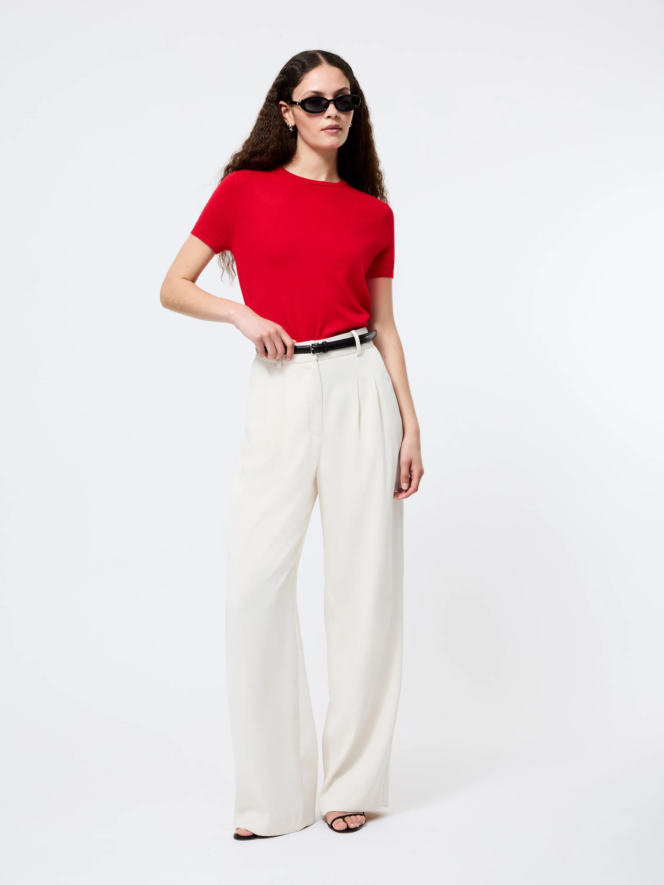 Nola Fine Knit Short Sleeve Sweater sold by French Connection product image thumbnail 2