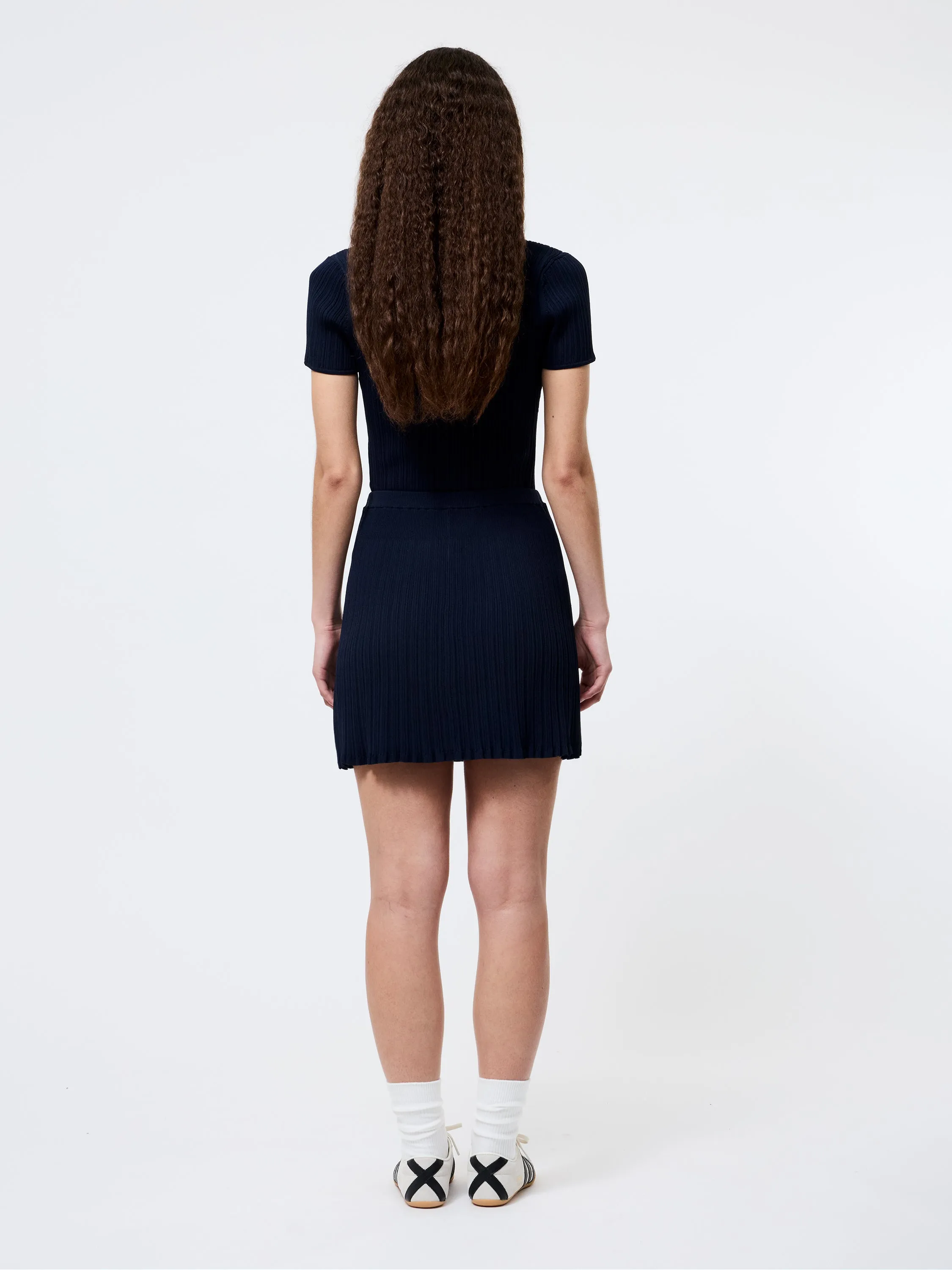 Crinkle Knit Mini Skirt sold by French Connection product image thumbnail 5