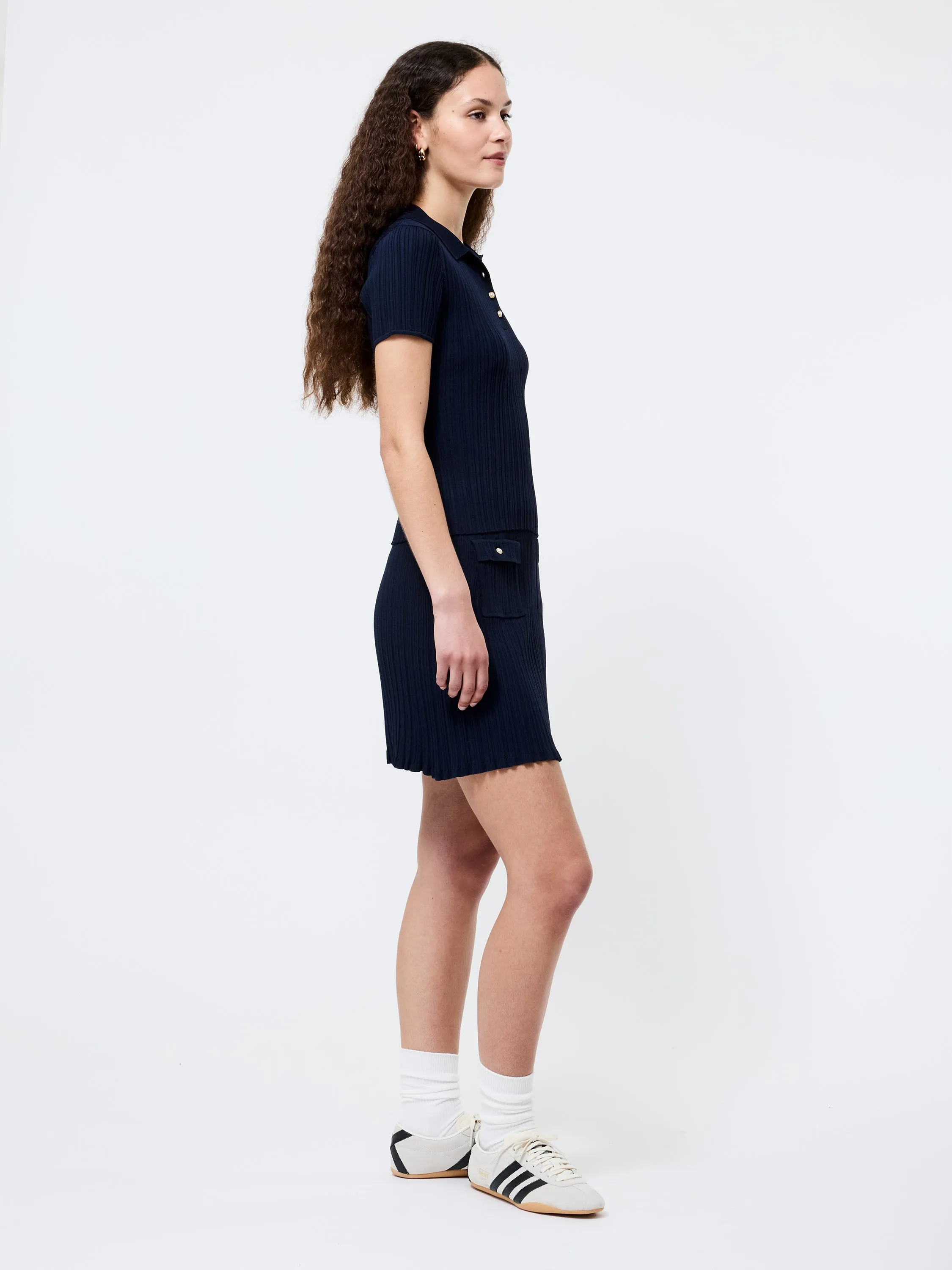 Crinkle Knit Slim Polo sold by French Connection product image thumbnail 3