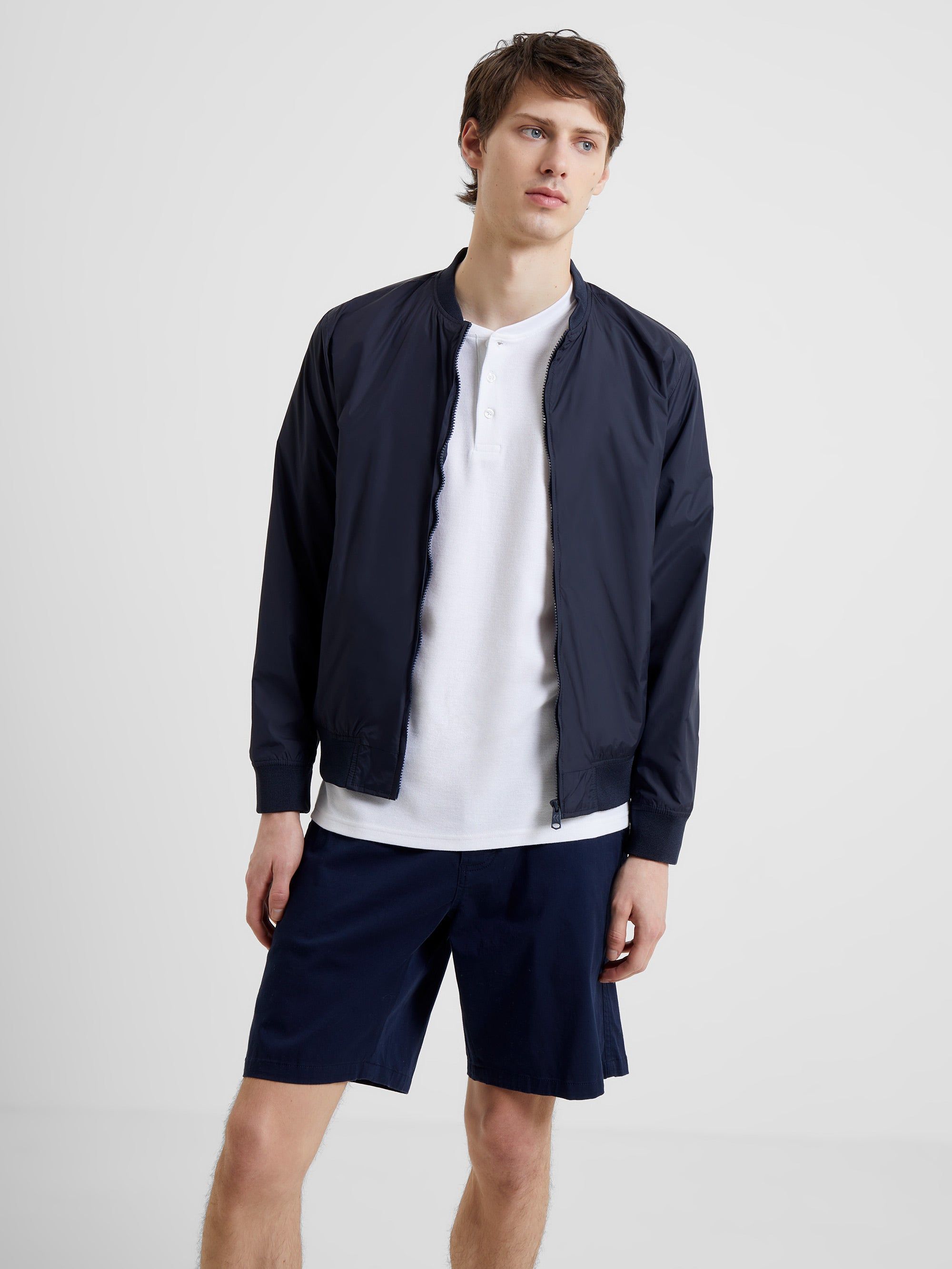 Pique Micro Henley T-Shirt sold by French Connection product image thumbnail 2