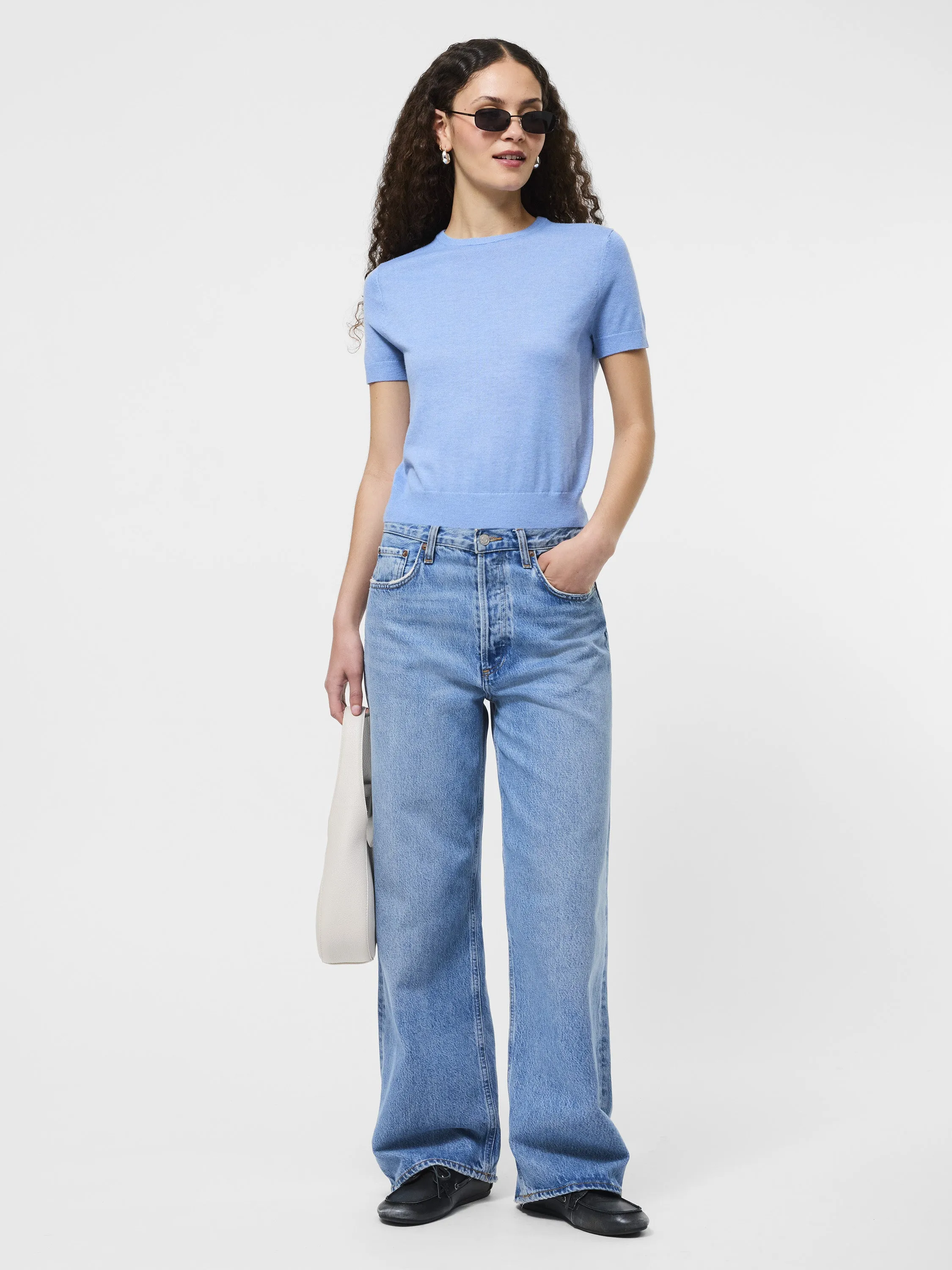 Nola Fine Knit Short Sleeve Sweater sold by French Connection product image thumbnail 2