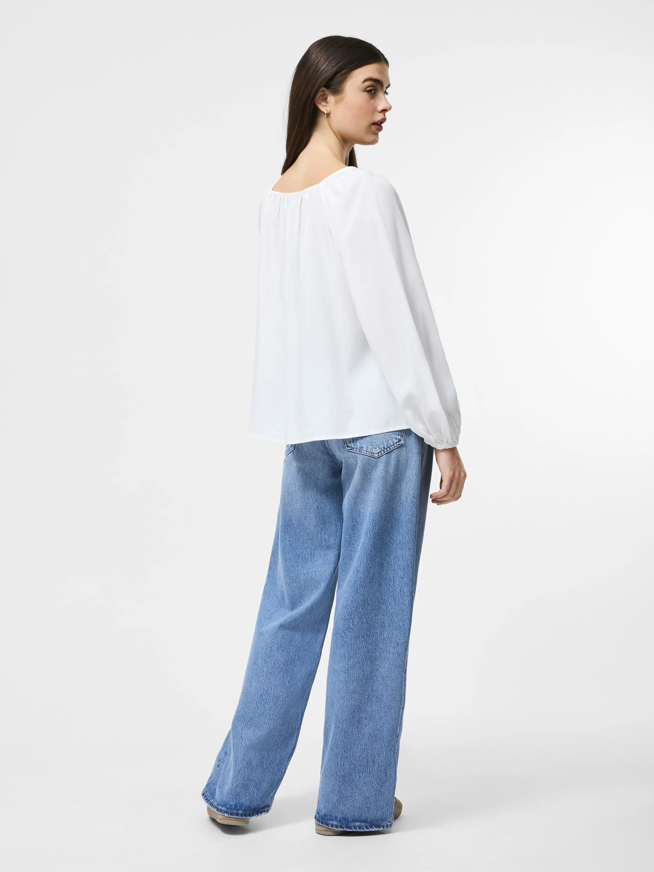 Tencel Balloon Sleeve Shirt sold by French Connection product image thumbnail 5