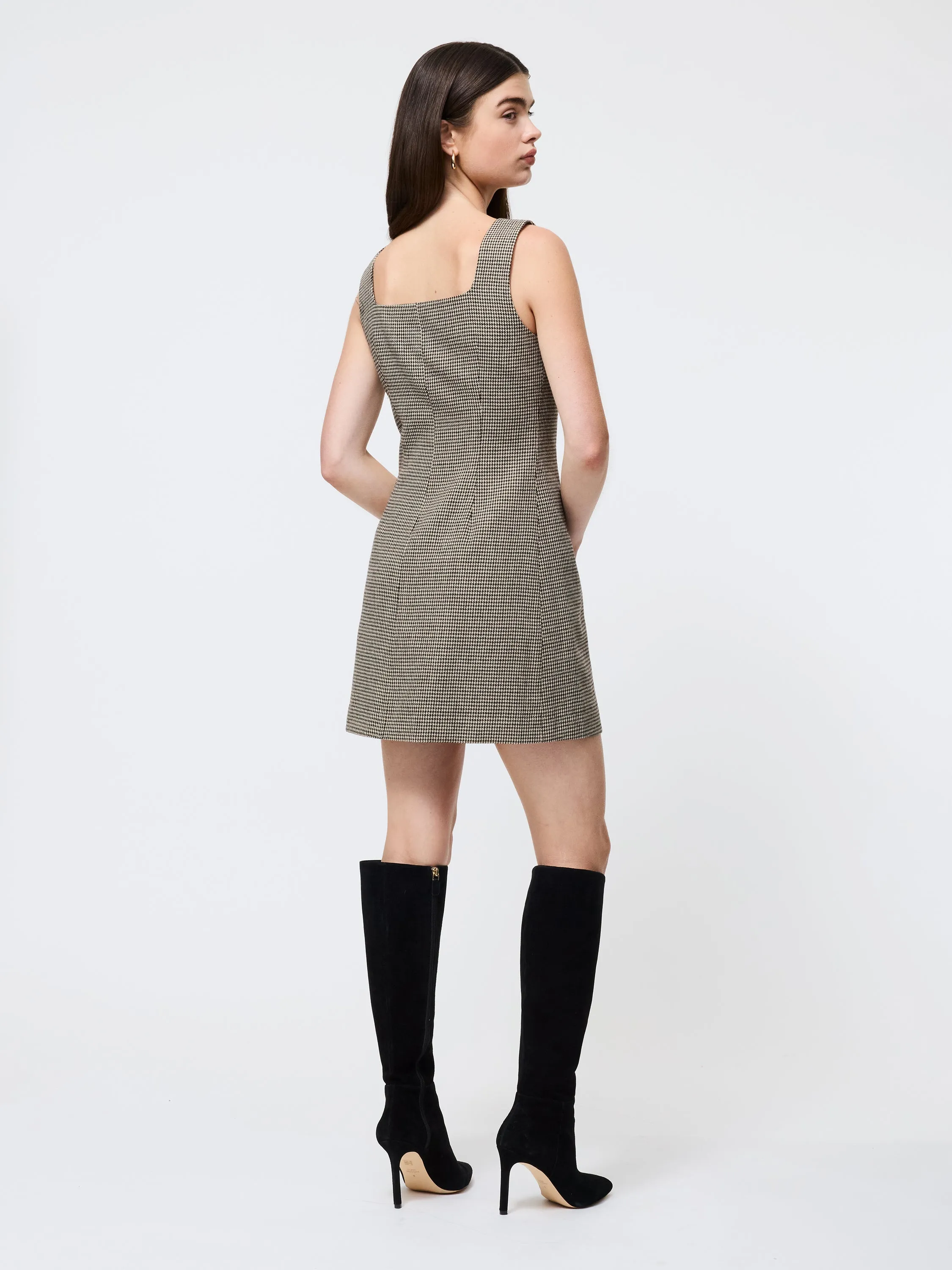 Houndstooth Wool Mini Dress sold by French Connection product image thumbnail 5