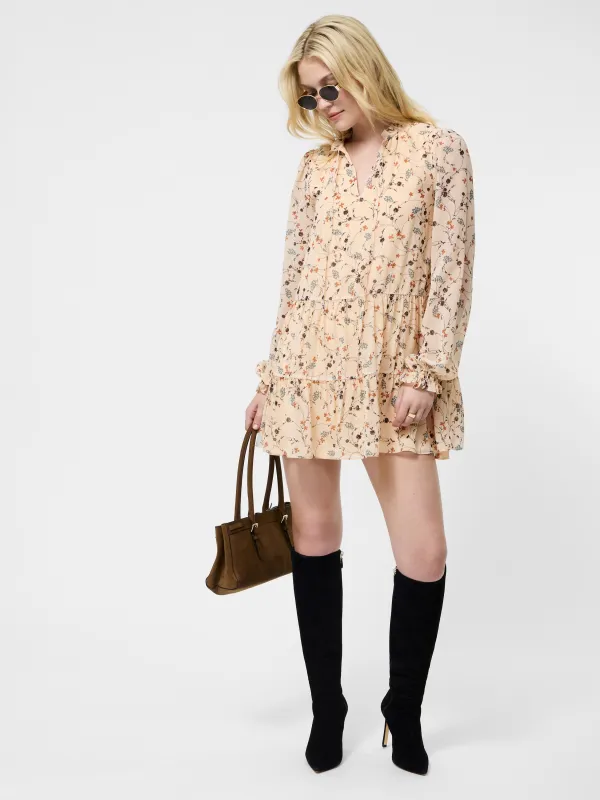 Marina Silky Chiffon Mini Dress sold by French Connection