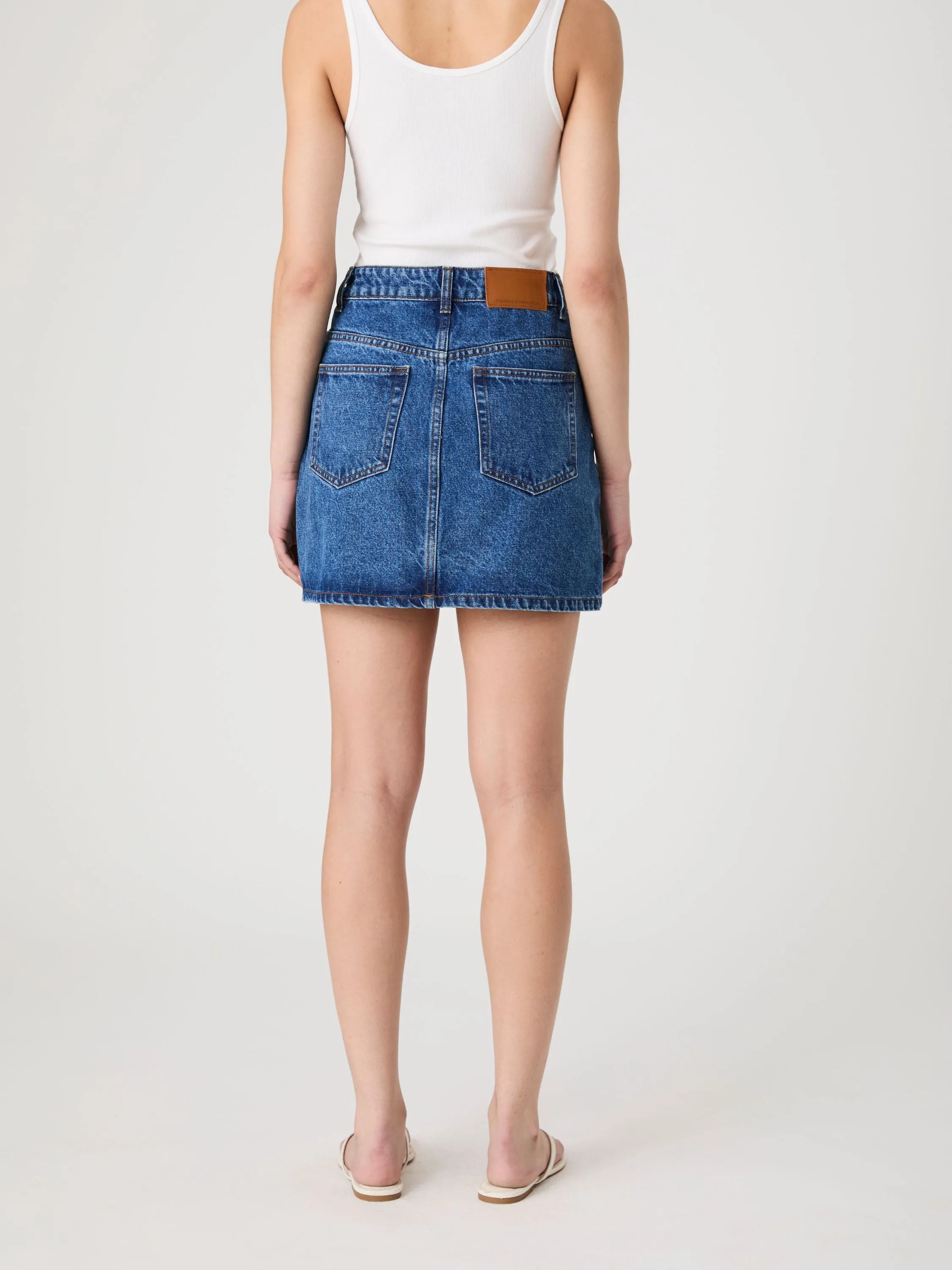 Dallas Denim Mini Skirt sold by French Connection product image thumbnail 5