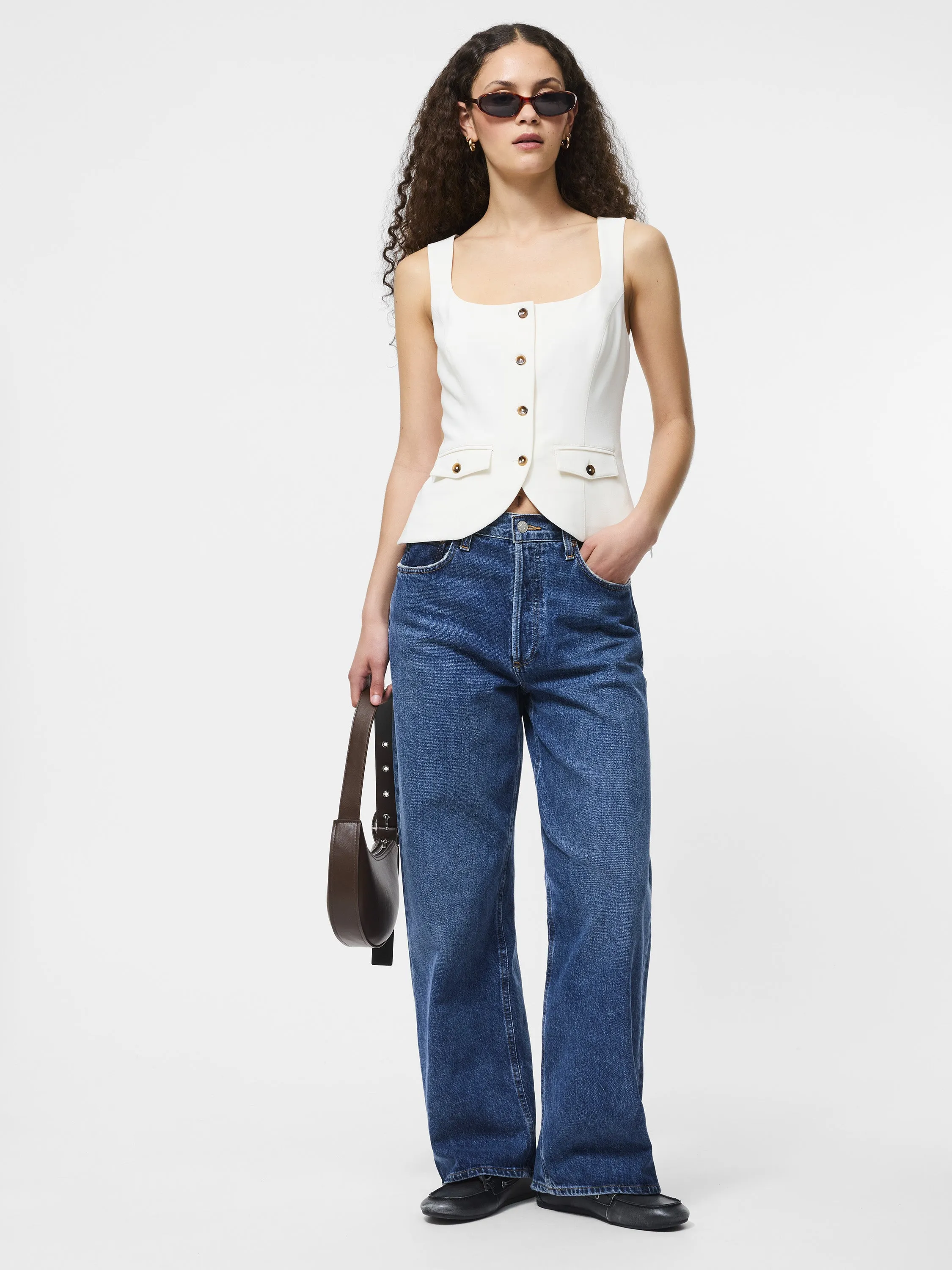 Azra Twill Two Pocket Top sold by French Connection product image thumbnail 3