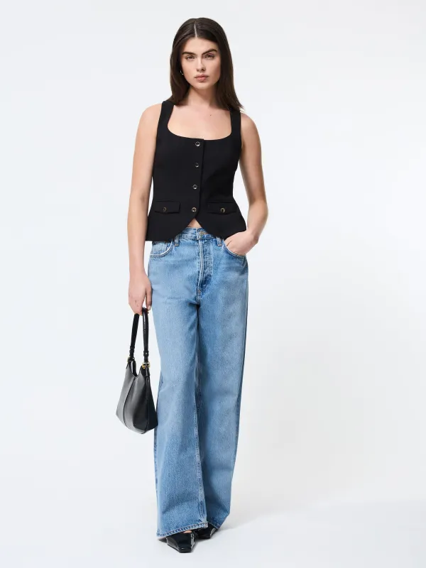 Azra Twill Two Pocket Top sold by French Connection