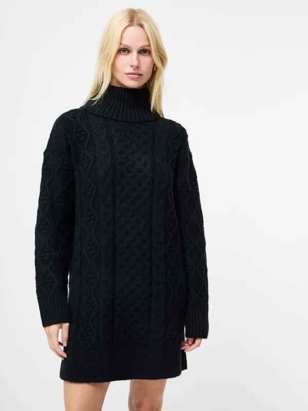 Makira Knit Turtleneck Mini Dress sold by French Connection