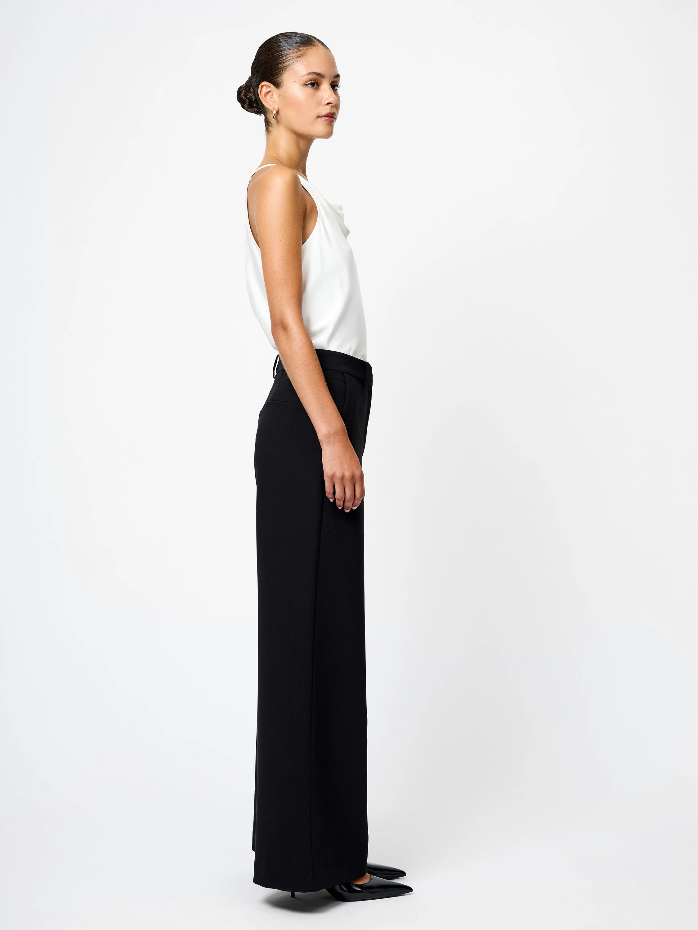 Azra Twill Wide Leg Pants sold by French Connection product image thumbnail 4