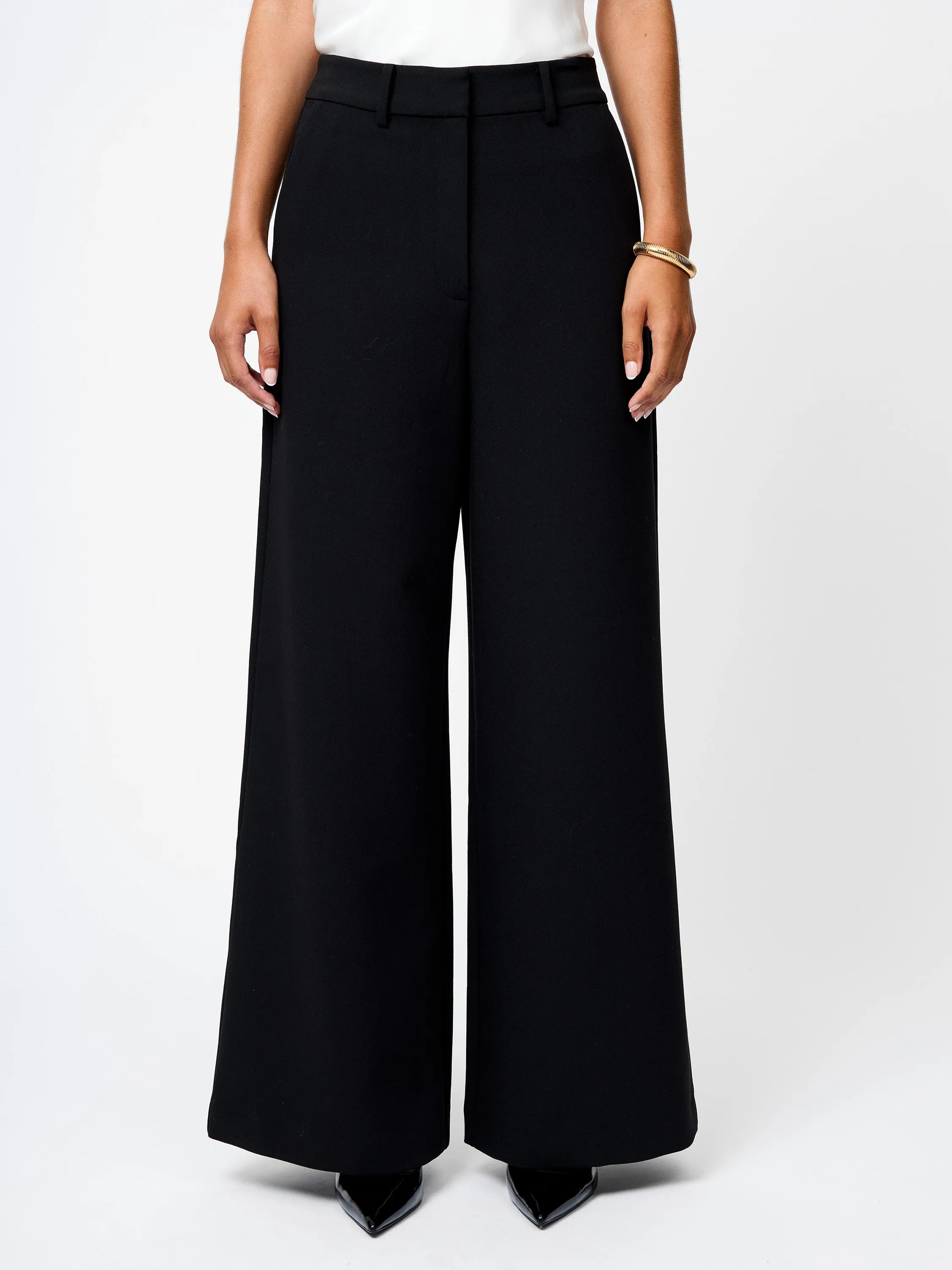 Azra Twill Wide Leg Pants sold by French Connection product image thumbnail 2