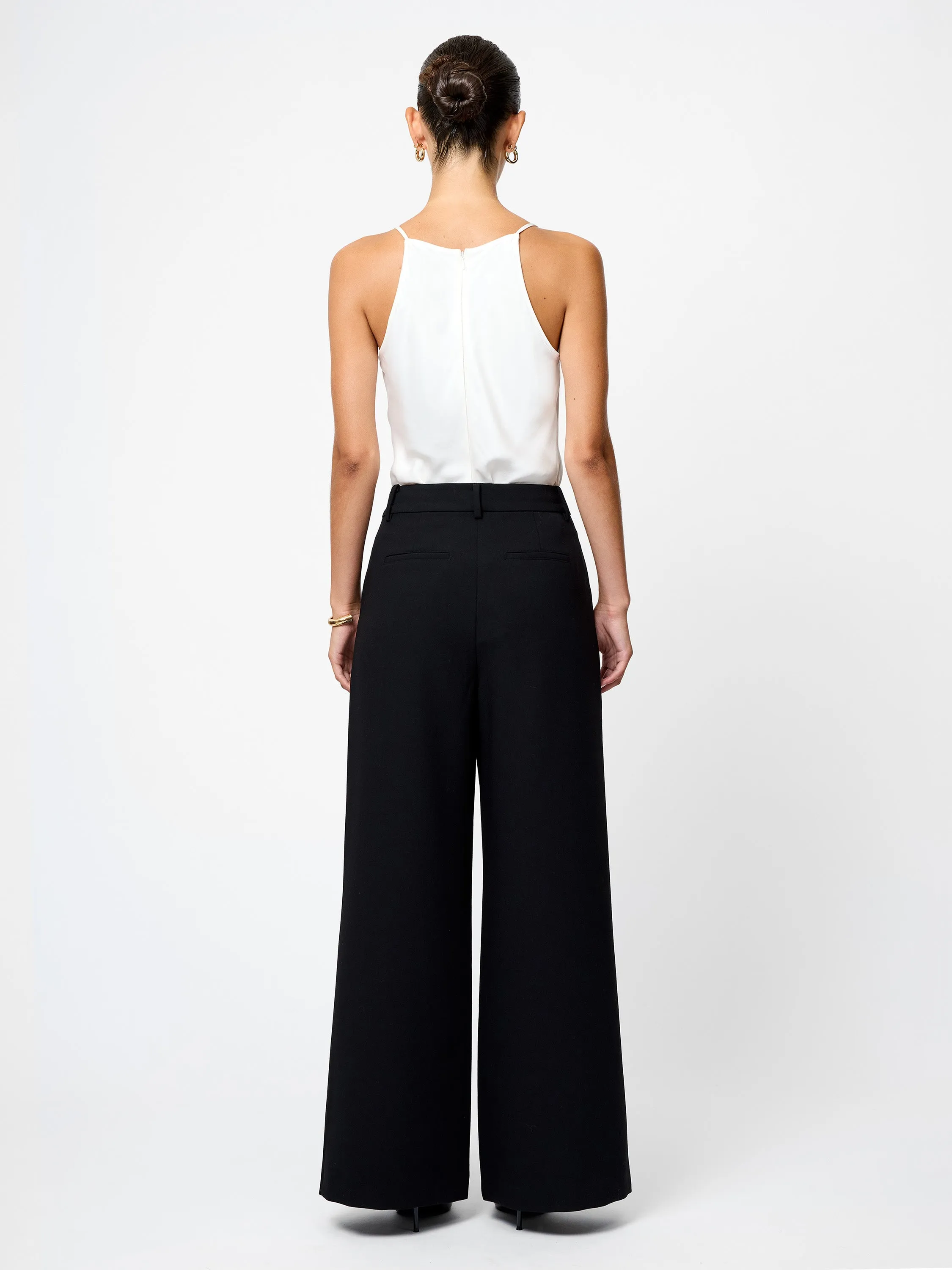 Azra Twill Wide Leg Pants sold by French Connection product image thumbnail 3