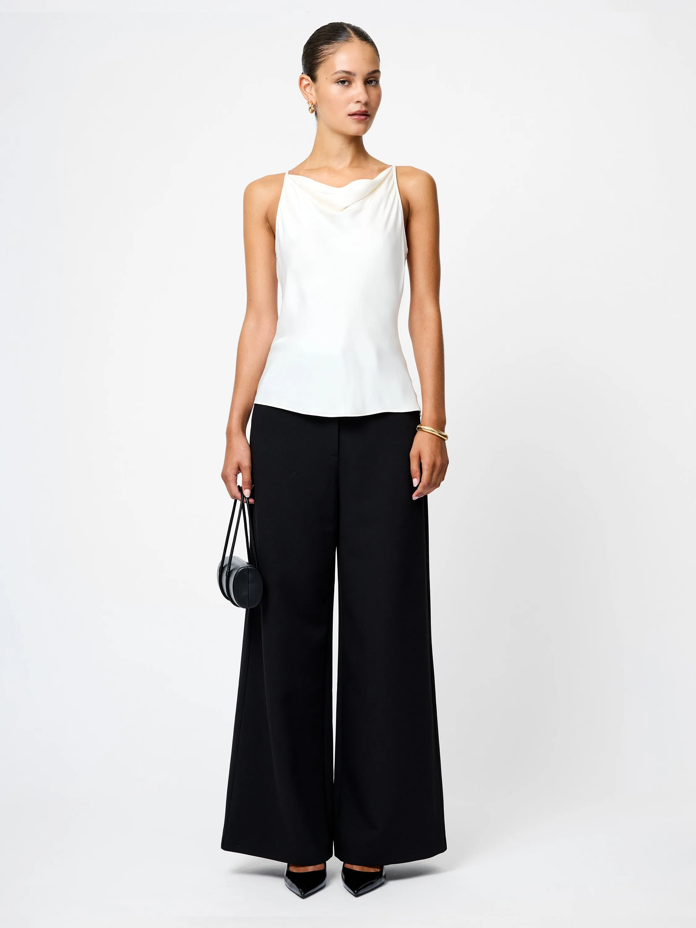 Ennis Satin Cowl Neck Top sold by French Connection product image thumbnail 2