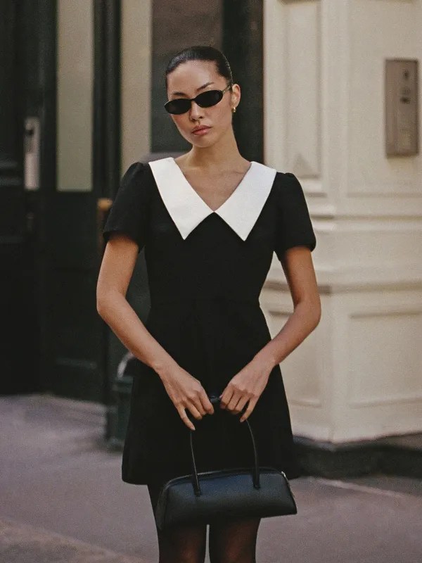 Azra Short Sleeve Collar Dress sold by French Connection