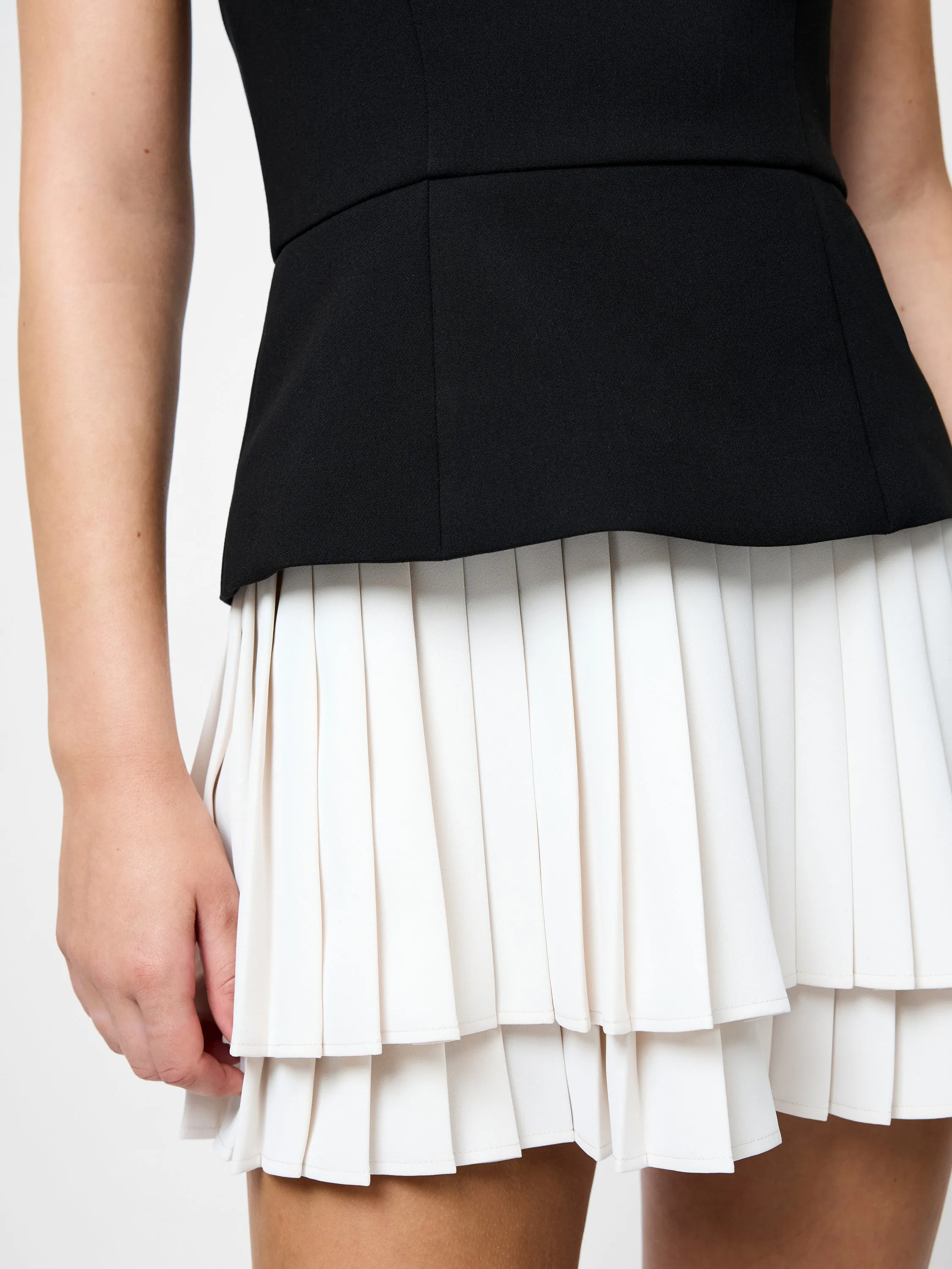 Azra Strapless Pleat Mini Dress sold by French Connection product image thumbnail 3