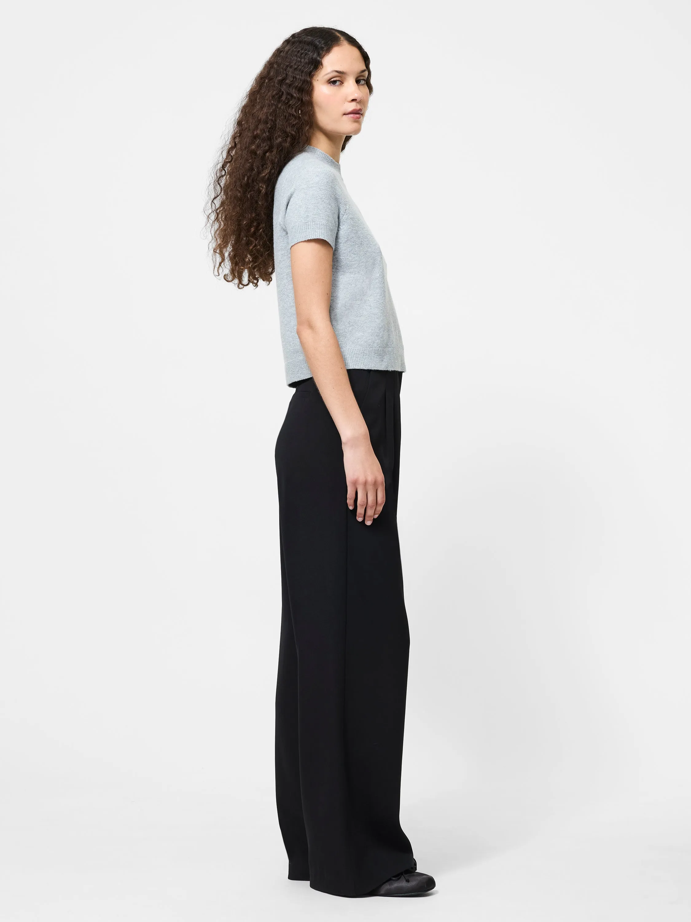 Vhari Mock Neck Short Sleeve Sweater sold by French Connection product image thumbnail 4