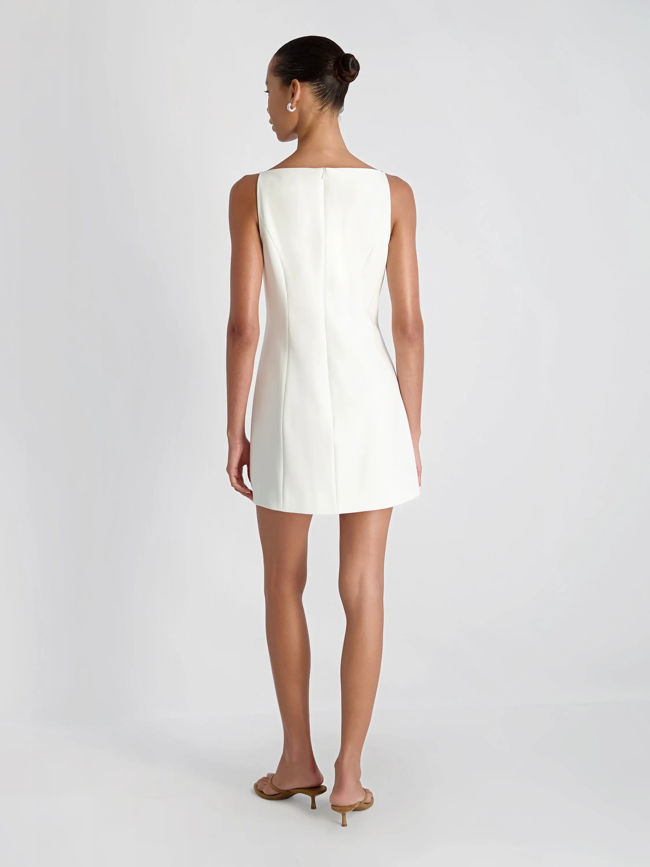 Azra Twill Square Neck Dress sold by French Connection product image thumbnail 5