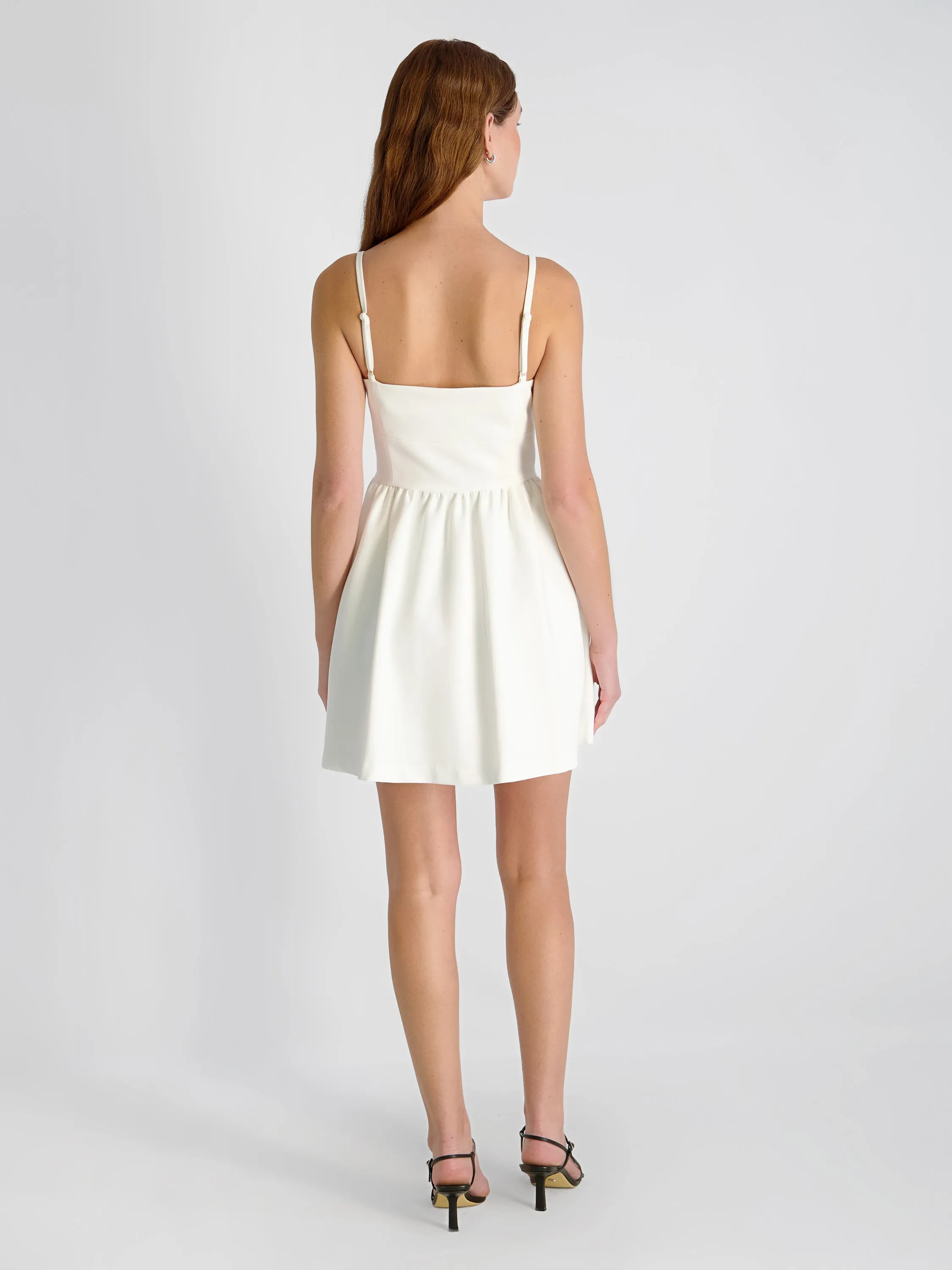 WHISPER MULTI SEAM STRAPPY MINI DRESS sold by French Connection product image thumbnail 4