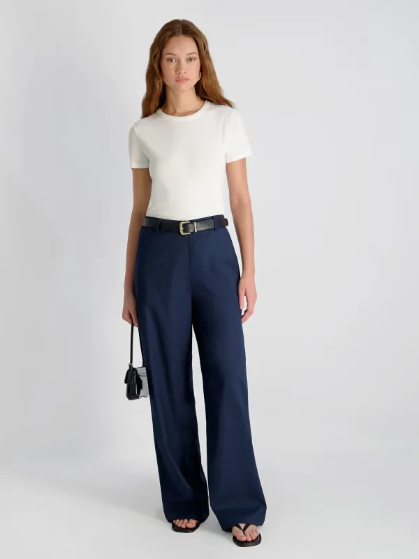 LIGHTWEIGHT TWILL RELAXED TROUSERS made by French Connection