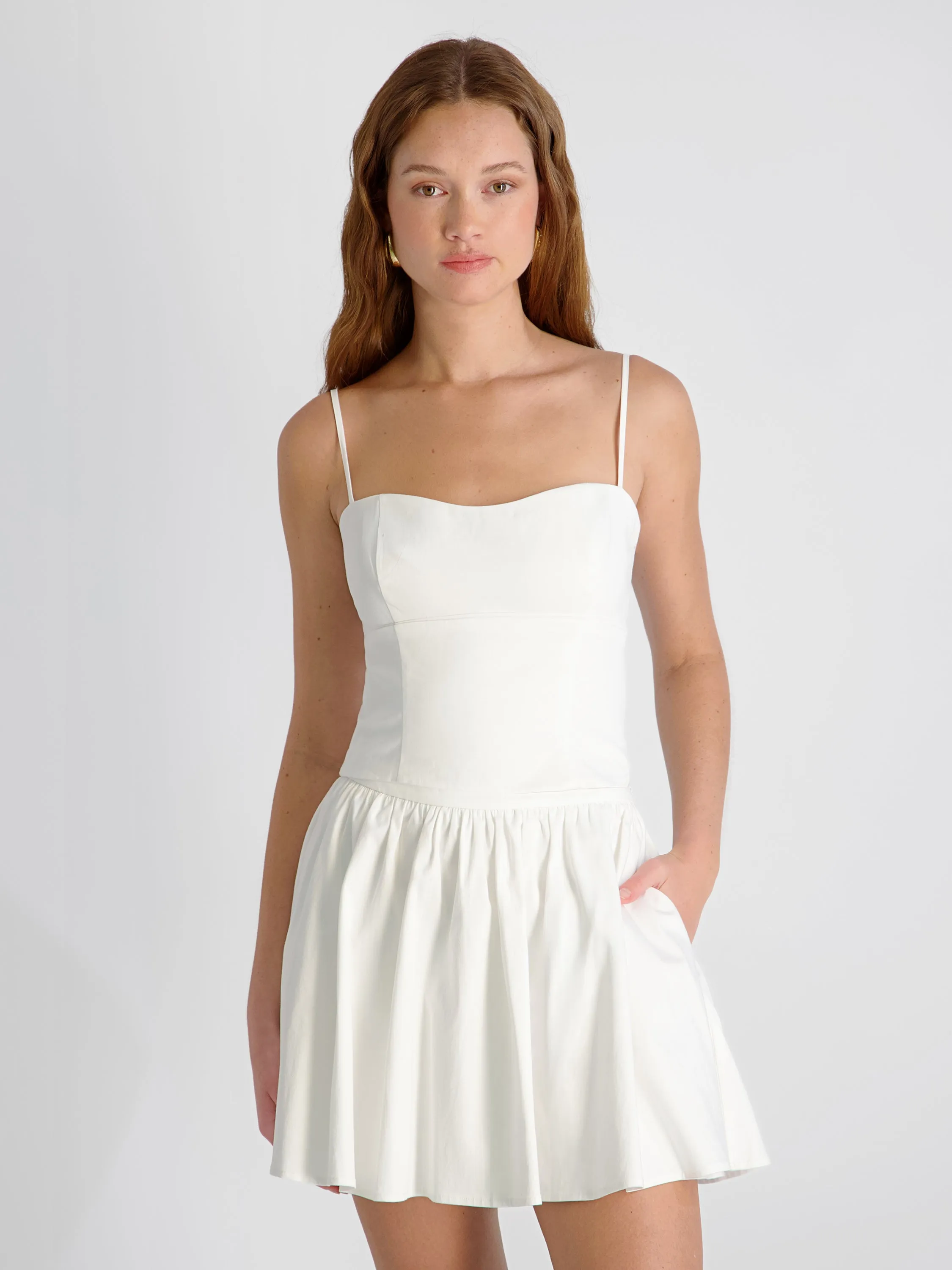 COTTON SATEEN MINI SKIRT sold by French Connection product image thumbnail 5
