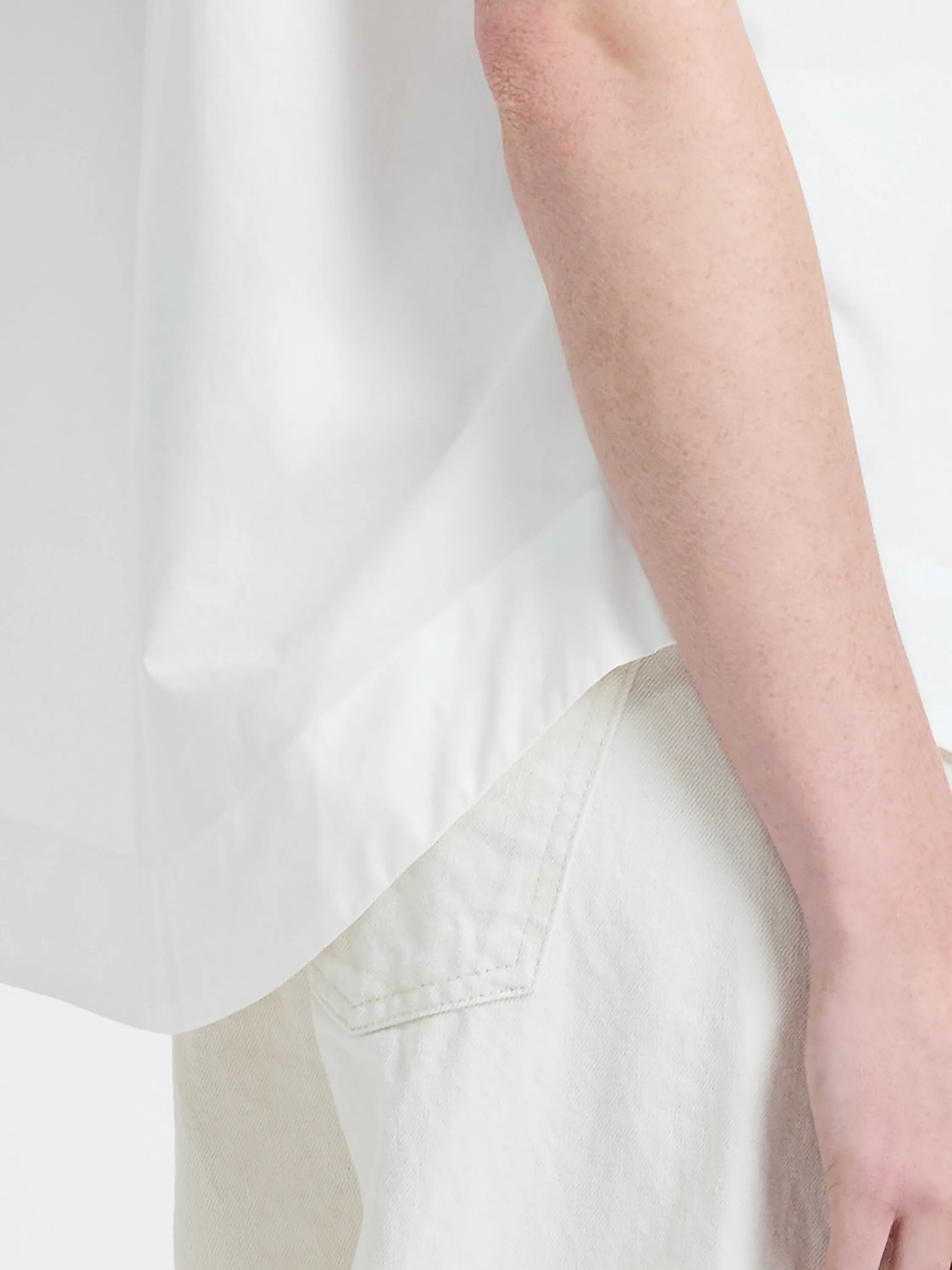 POPLIN COLLAR SHORT SLEEVE PULLOVER sold by French Connection product image thumbnail 2