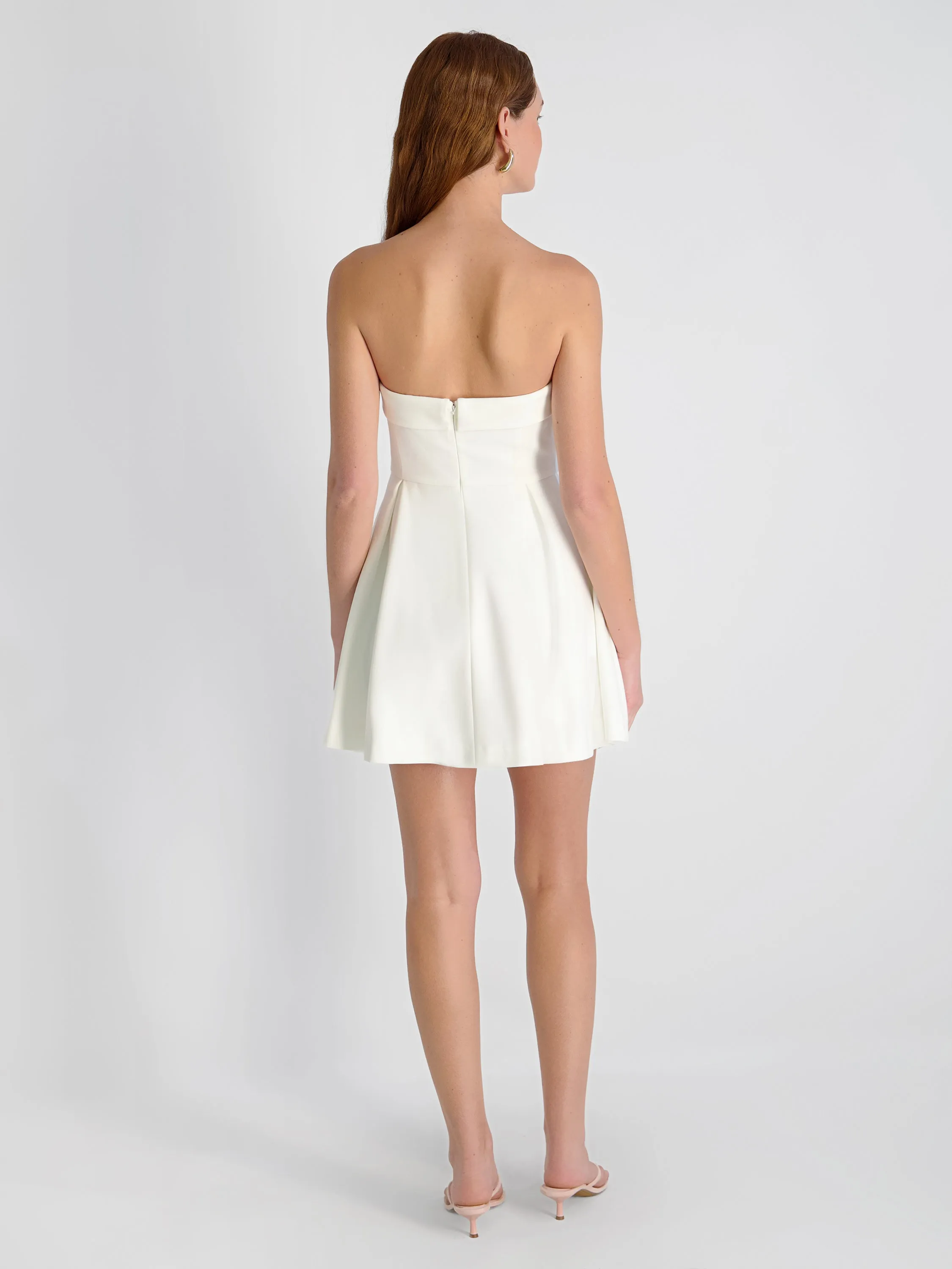 WHISPER FOLDOVER PLEAT MINI DRESS sold by French Connection product image thumbnail 4