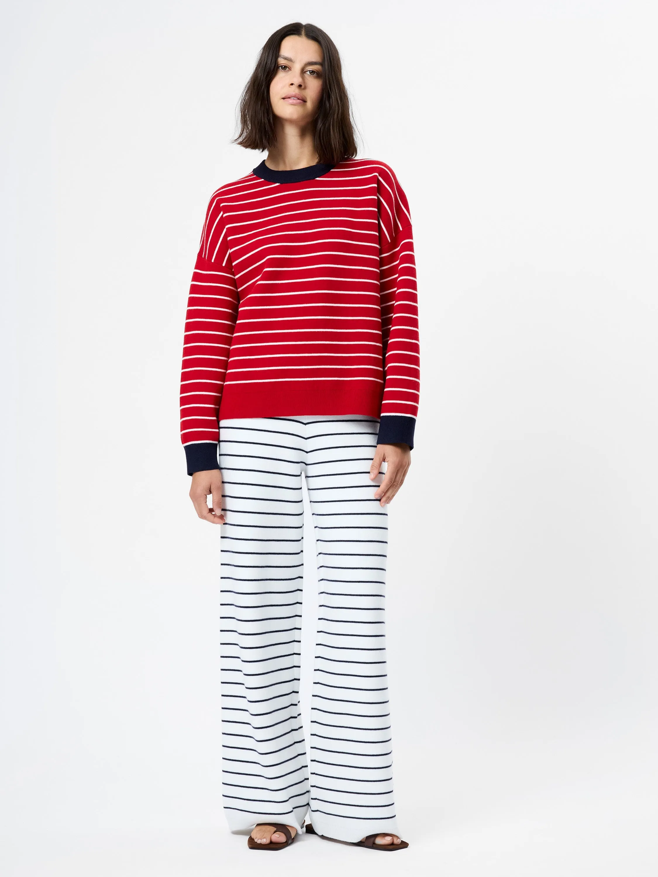 MARLEY KNIT STRIPED CREW NECK sold by French Connection product image thumbnail 4
