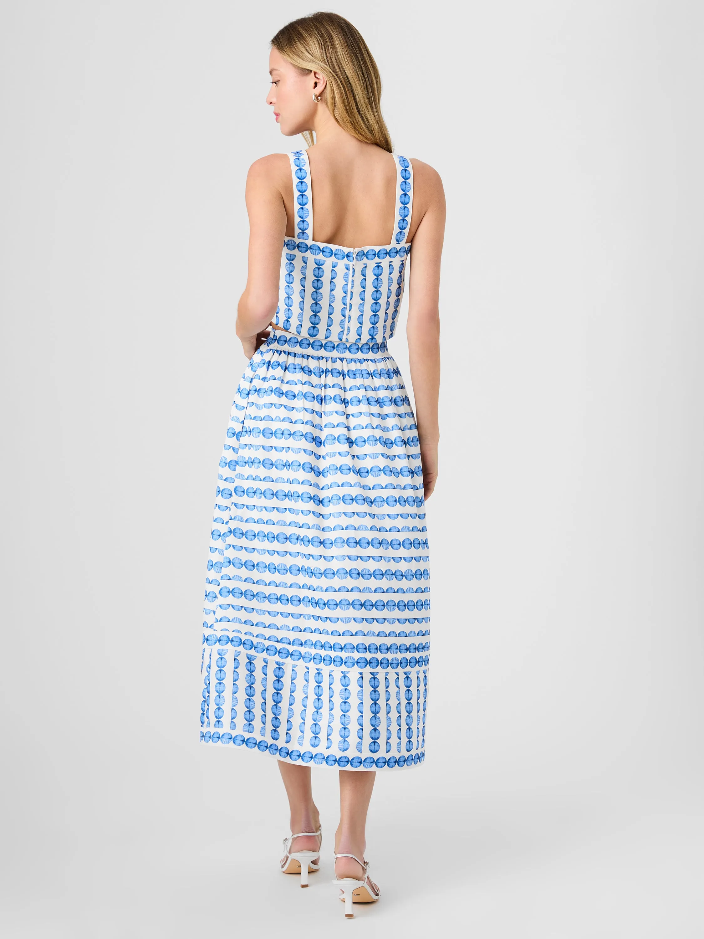 STRUCTURED TAFFETA MIDI SKIRT sold by French Connection product image thumbnail 4