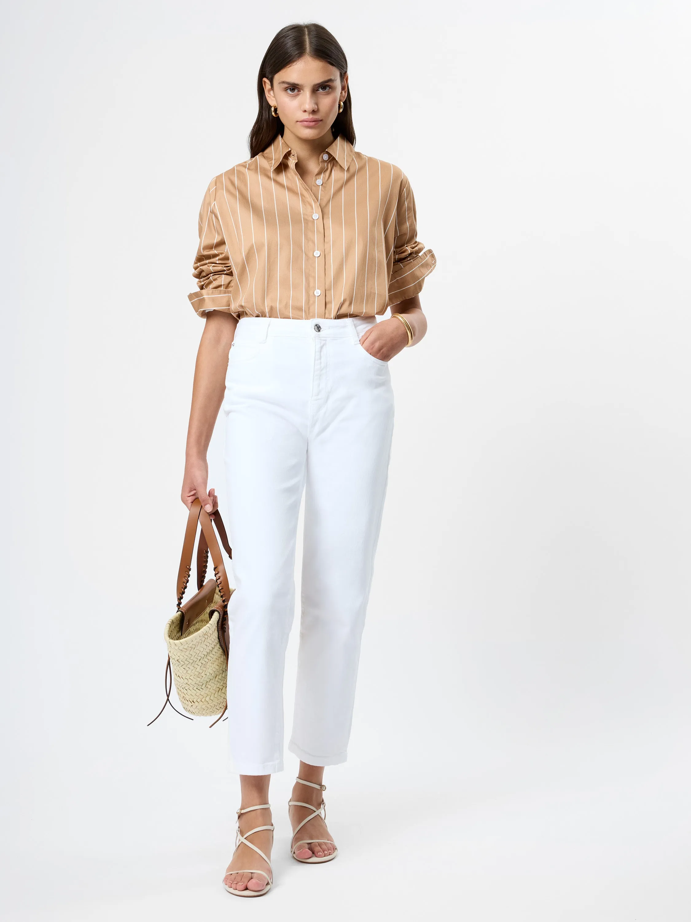 ALEXIS POPLIN FINE LINE SHIRT sold by French Connection product image thumbnail 2