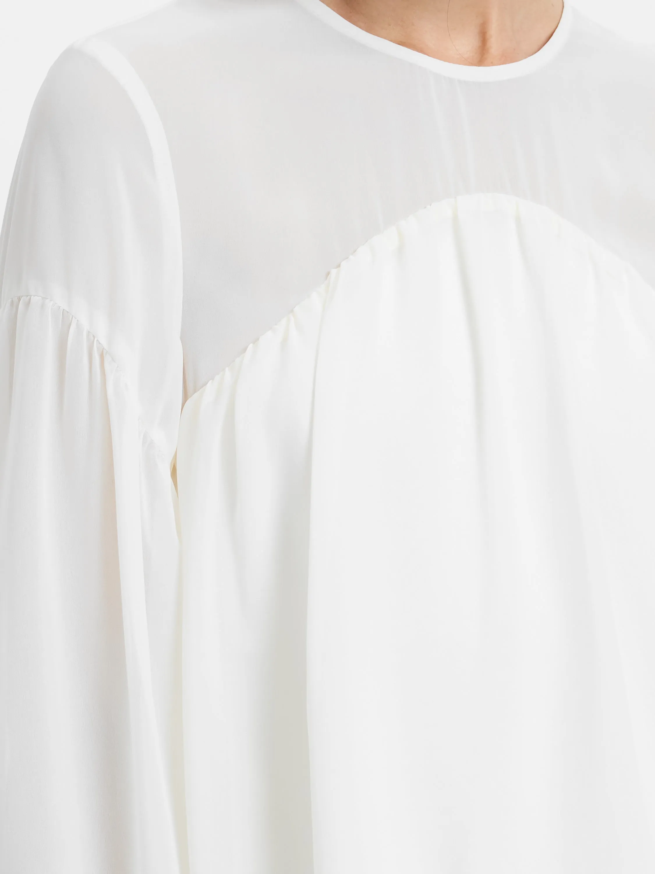 MARINA SILKY CURVED YOKE BLOUSE sold by French Connection product image thumbnail 2