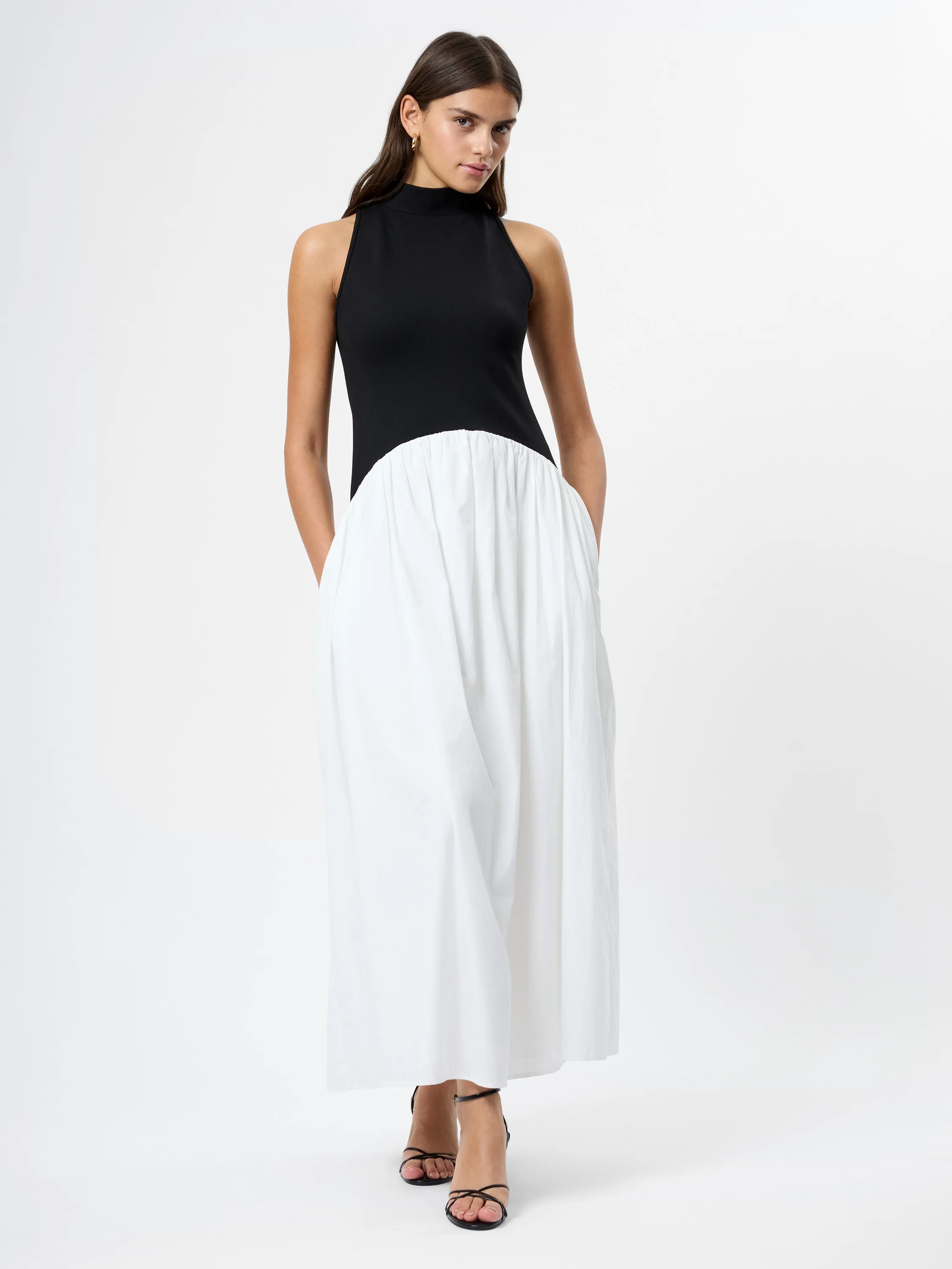 PONTE COMBO MAXI DRESS sold by French Connection product image thumbnail 3