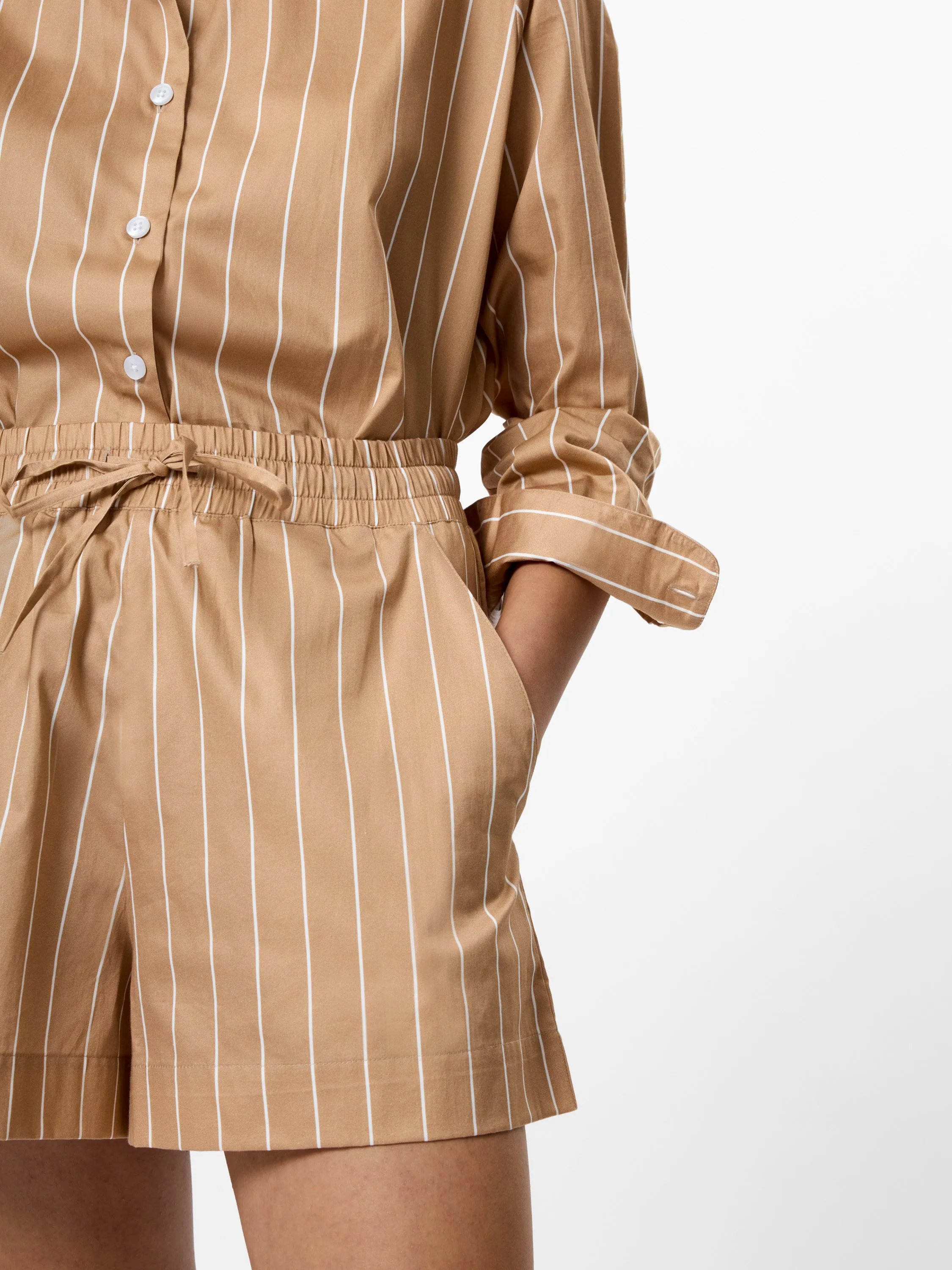 ALEXIS POPLIN STRIPED SHORTS sold by French Connection product image thumbnail 2