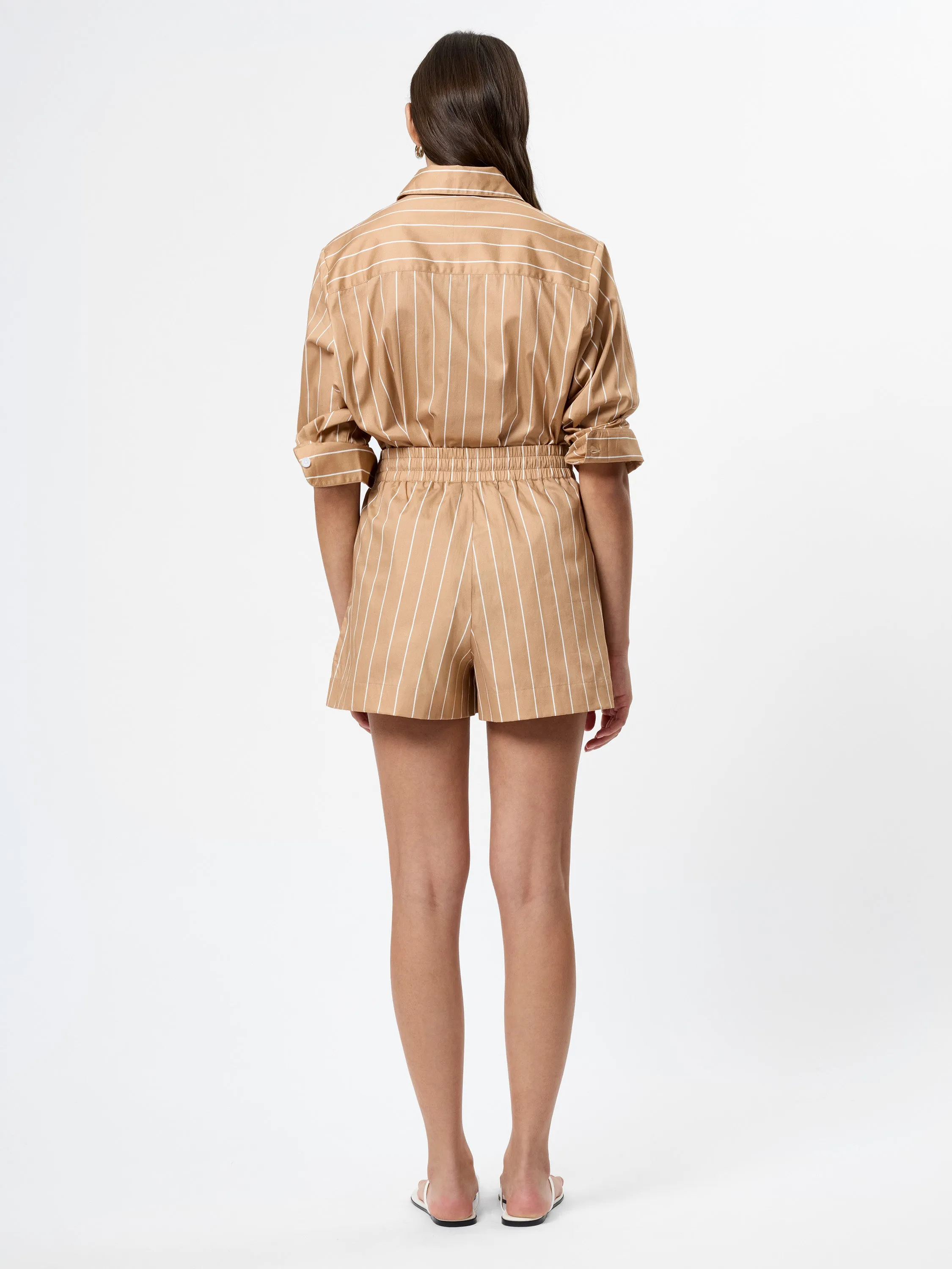 ALEXIS POPLIN STRIPED SHORTS sold by French Connection product image thumbnail 5