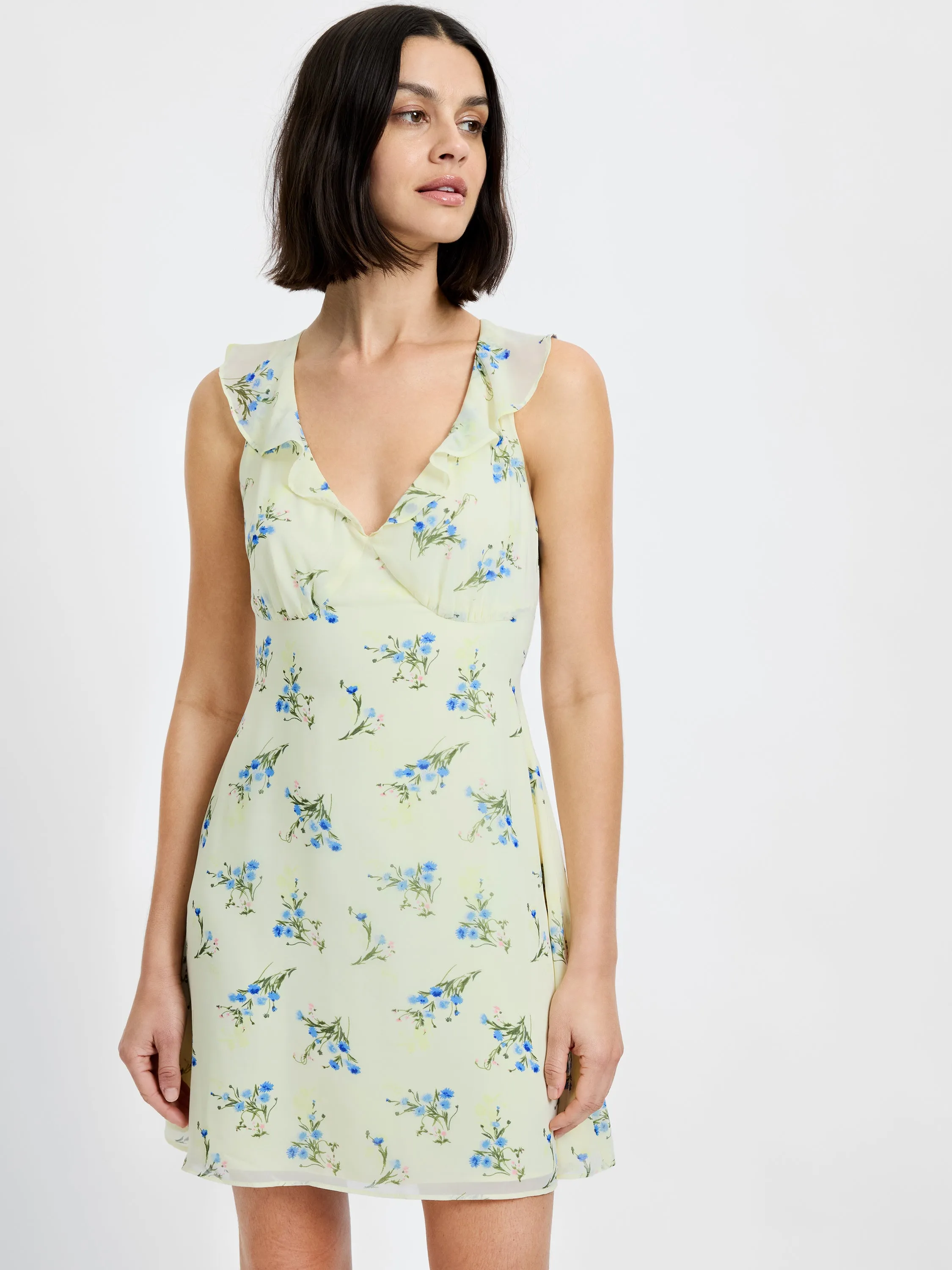 MARINA SILKY FLEUR MINI DRESS sold by French Connection product image thumbnail 2