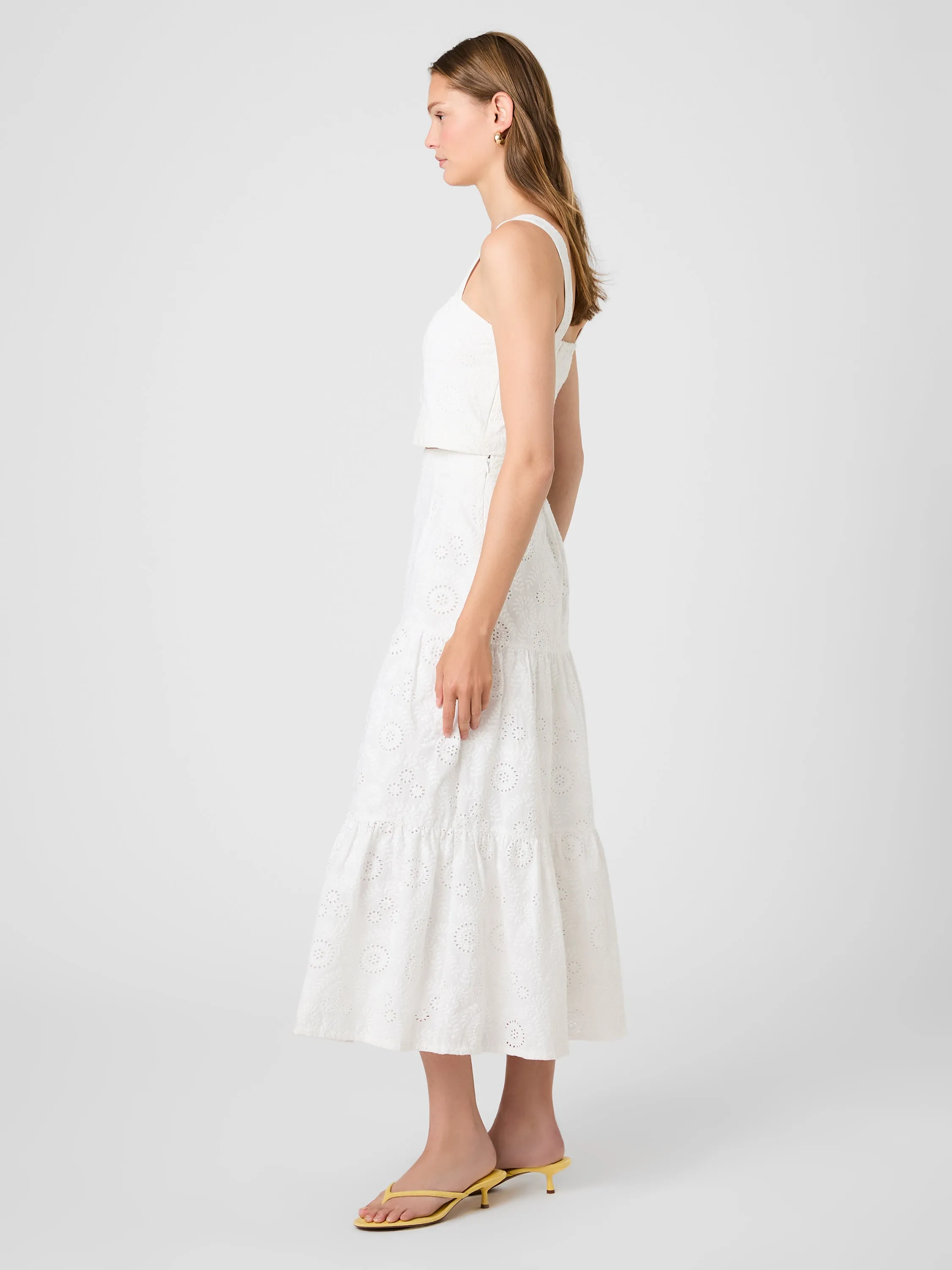 SVEA FLORAL EYELET TOP sold by French Connection product image thumbnail 3