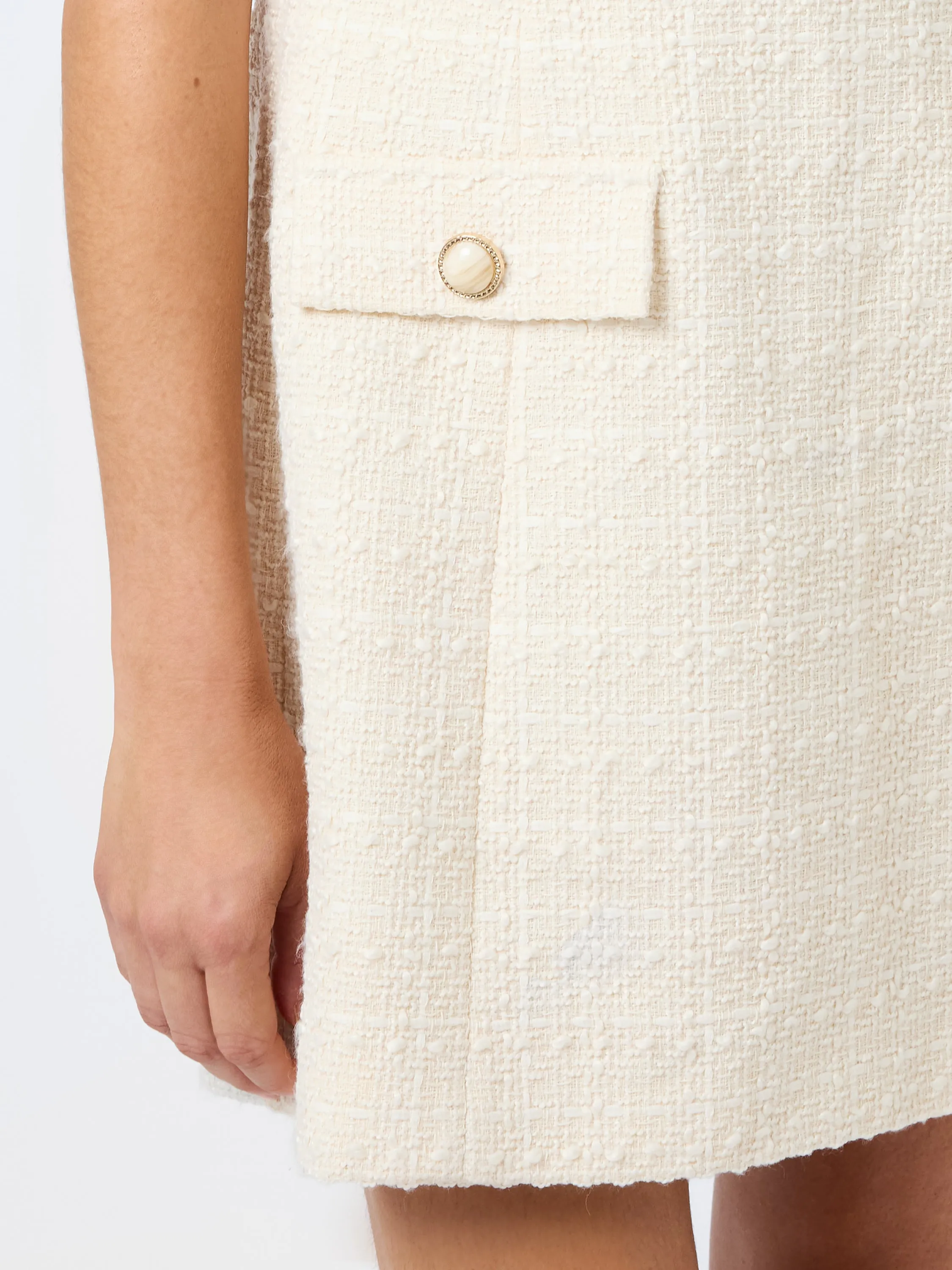 STRUCTURED TWEED MINI DRESS sold by French Connection product image thumbnail 3