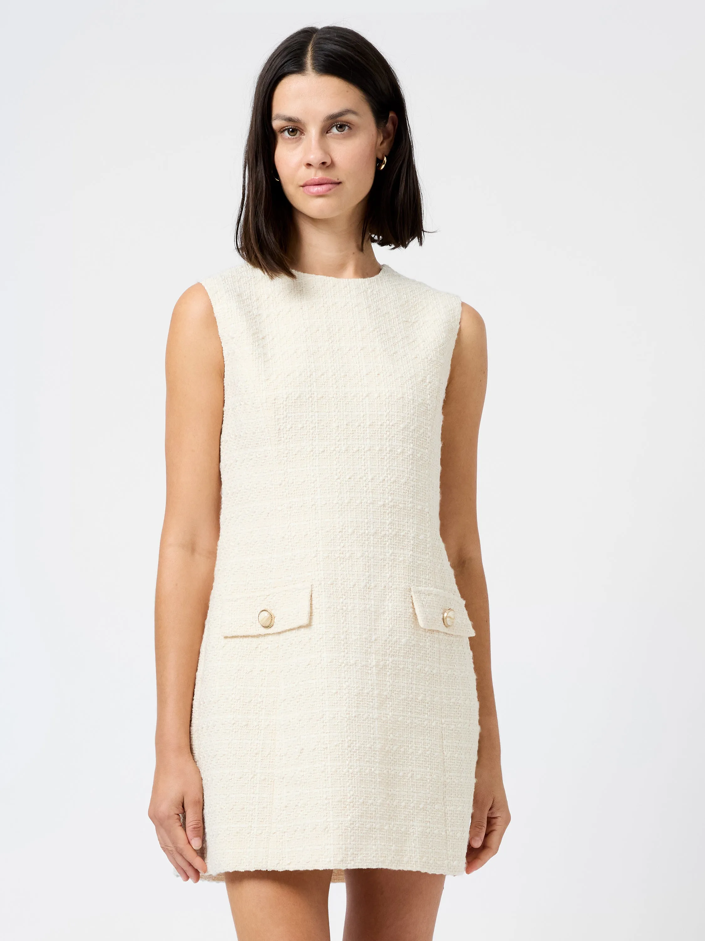 STRUCTURED TWEED MINI DRESS sold by French Connection product image thumbnail 2